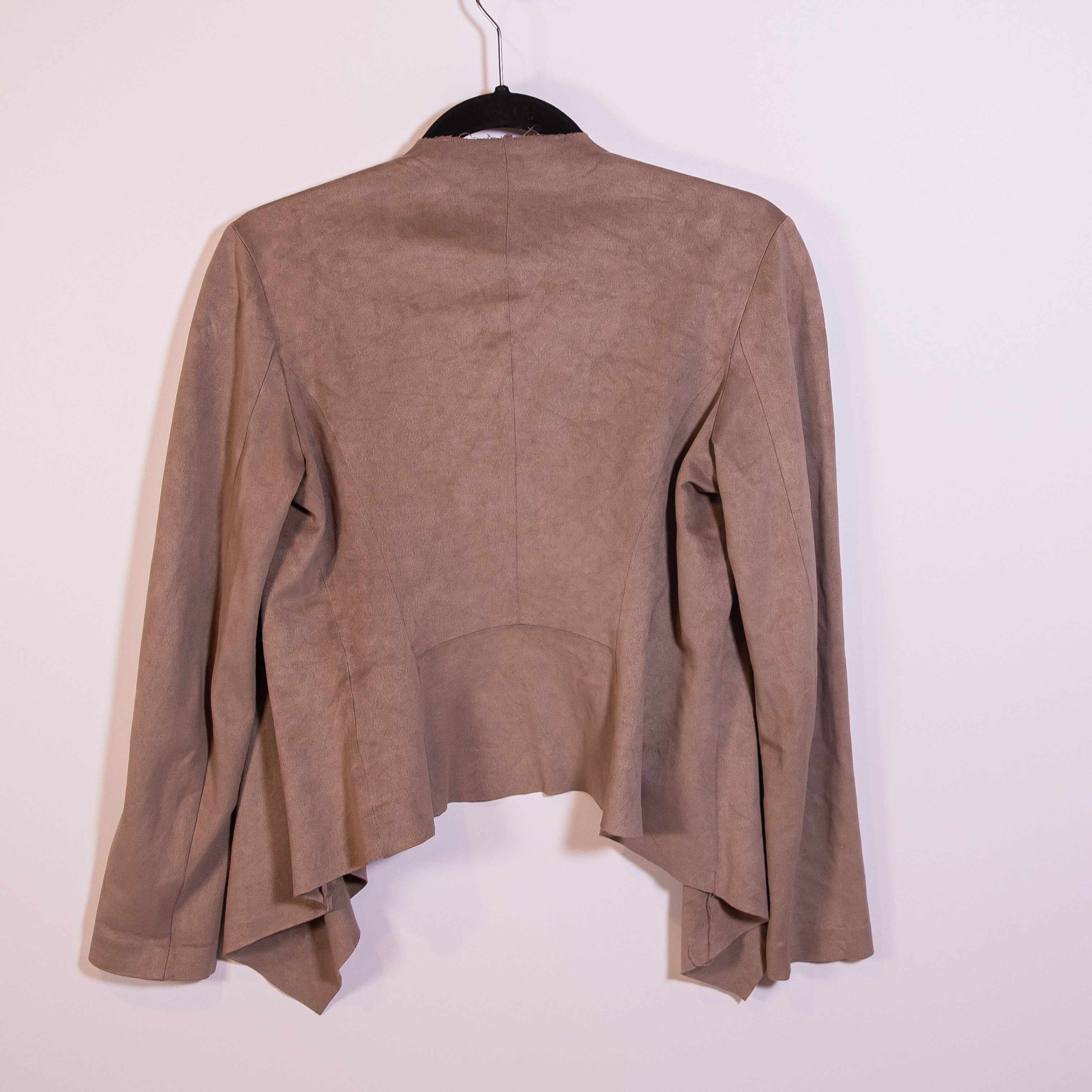 Zara Zara Faux Vegan Suede Open Front Waterfall Size XS / US 0-2 / IT 36-38 - 4 Thumbnail