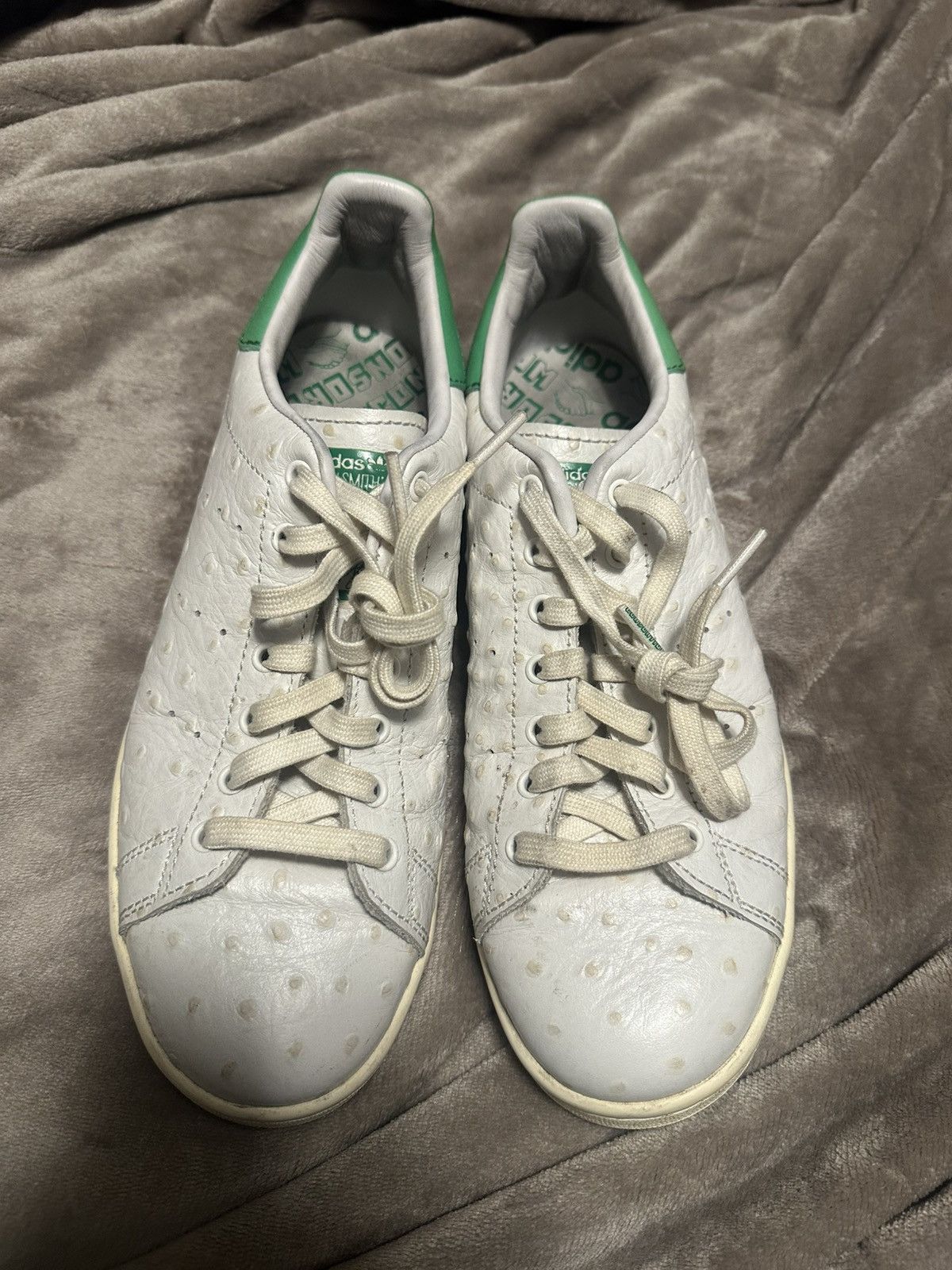 Adidas Size 8.5 - adidas Stan Smith Ostrich Sneakers Size US 8.5 / EU 41-42 - 2 Thumbnail
