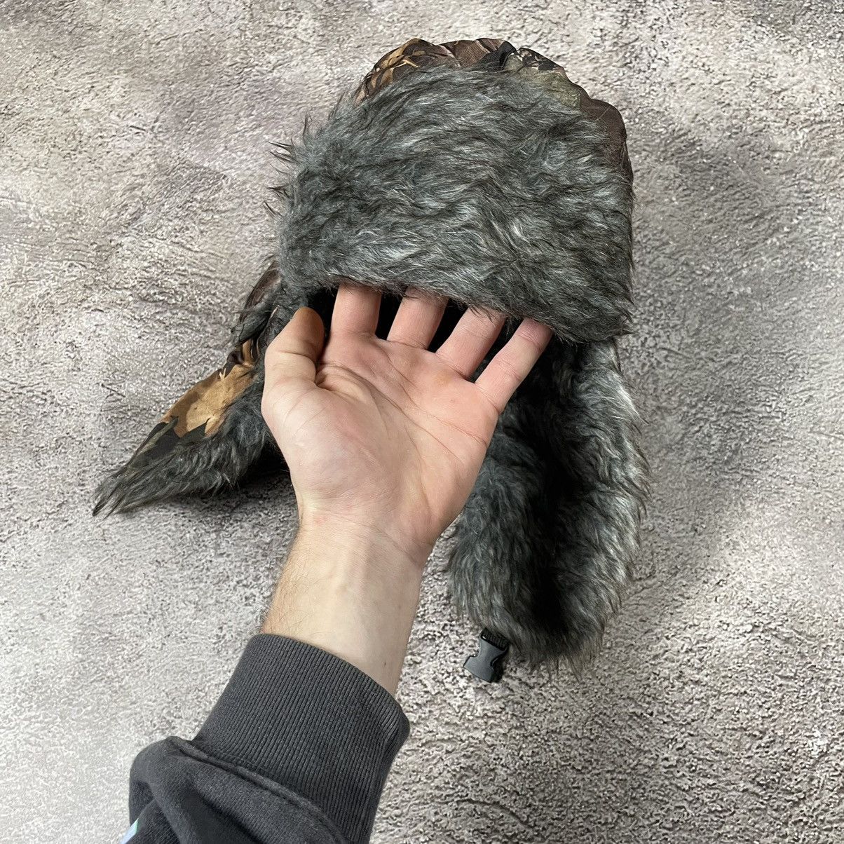 Vintage Vintage 90s Mohair Fuzzy Beanie Alt Grunge Oversized Logo OS Size ONE SIZE - 4 Thumbnail