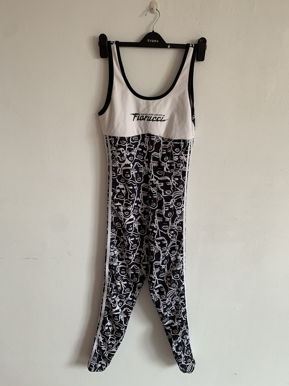 Adidas Adidas Fiorucci Black White Jumpsuit Women s M size Grailed