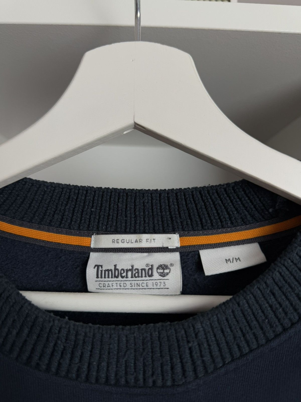 Designer × Timberland Timberland big logo sweatshirt M designer workwear baggy 90s Size US M / EU 48-50 / 2 - 4 Thumbnail