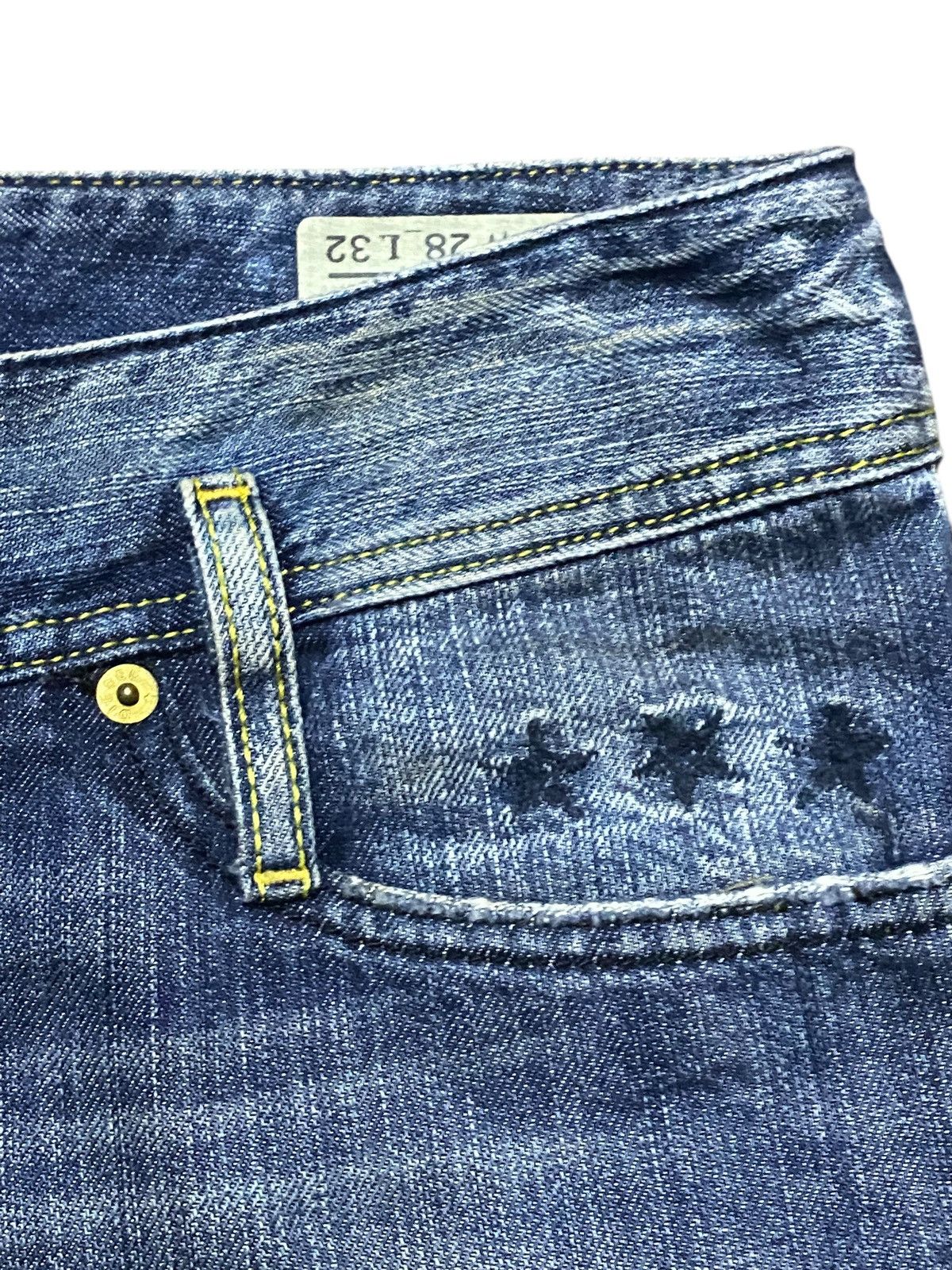 Diesel Black Gold Vintage Diesel Matic Wash Rhinestone Punk Style Skinny Jeans Size 31" - 11 Thumbnail