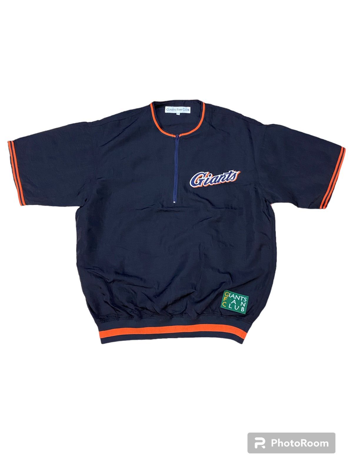 Giant × Vintage Vintage Giants Fan Club Half Zipper Jersey Size US XL / EU 56 / 4 - 1 Thumbnail