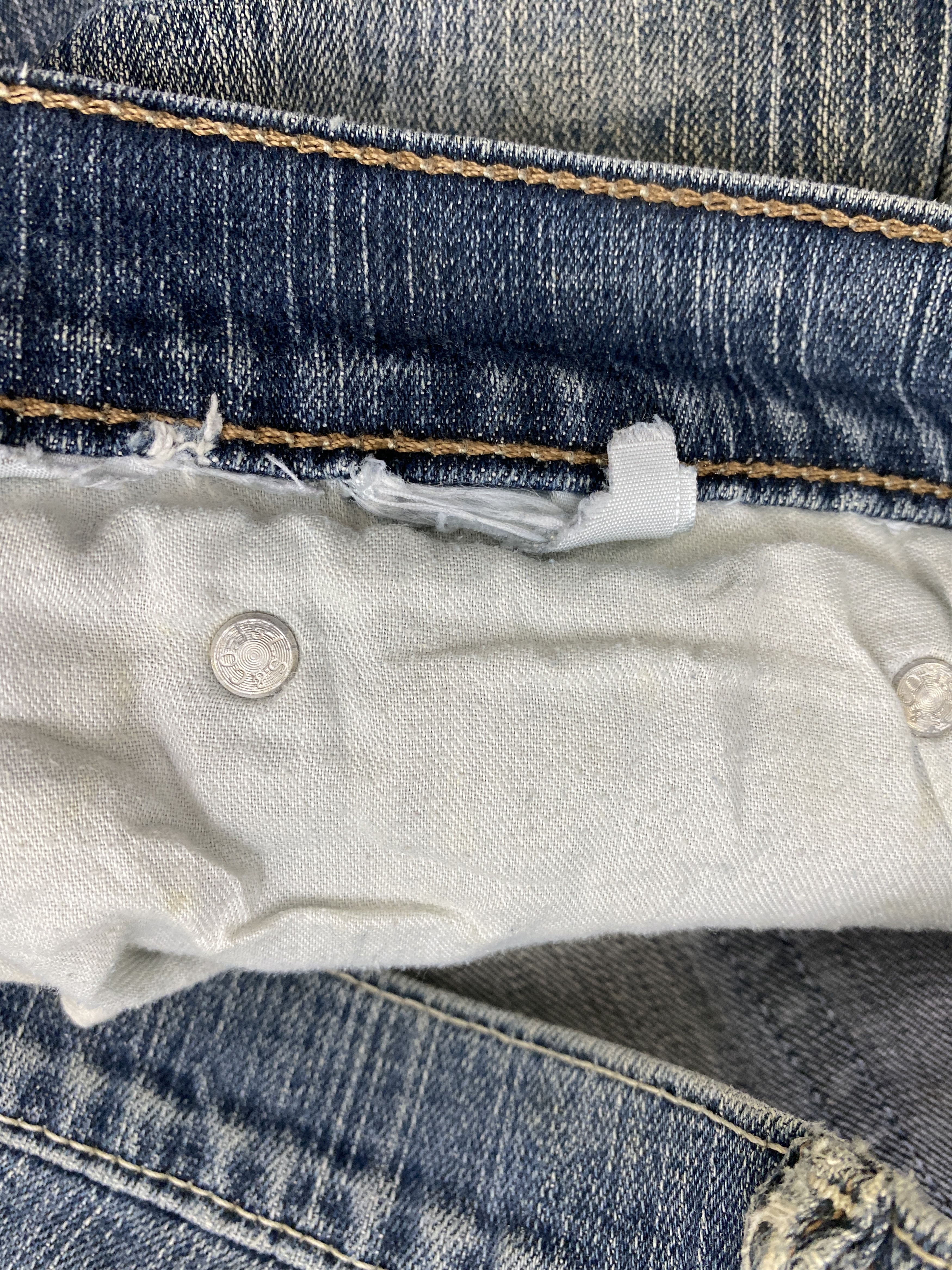 Levi's × Vintage Vintage Levi's Ripped Leg Rusty Denim Jeans Size US 34 / EU 50 - 15 Thumbnail