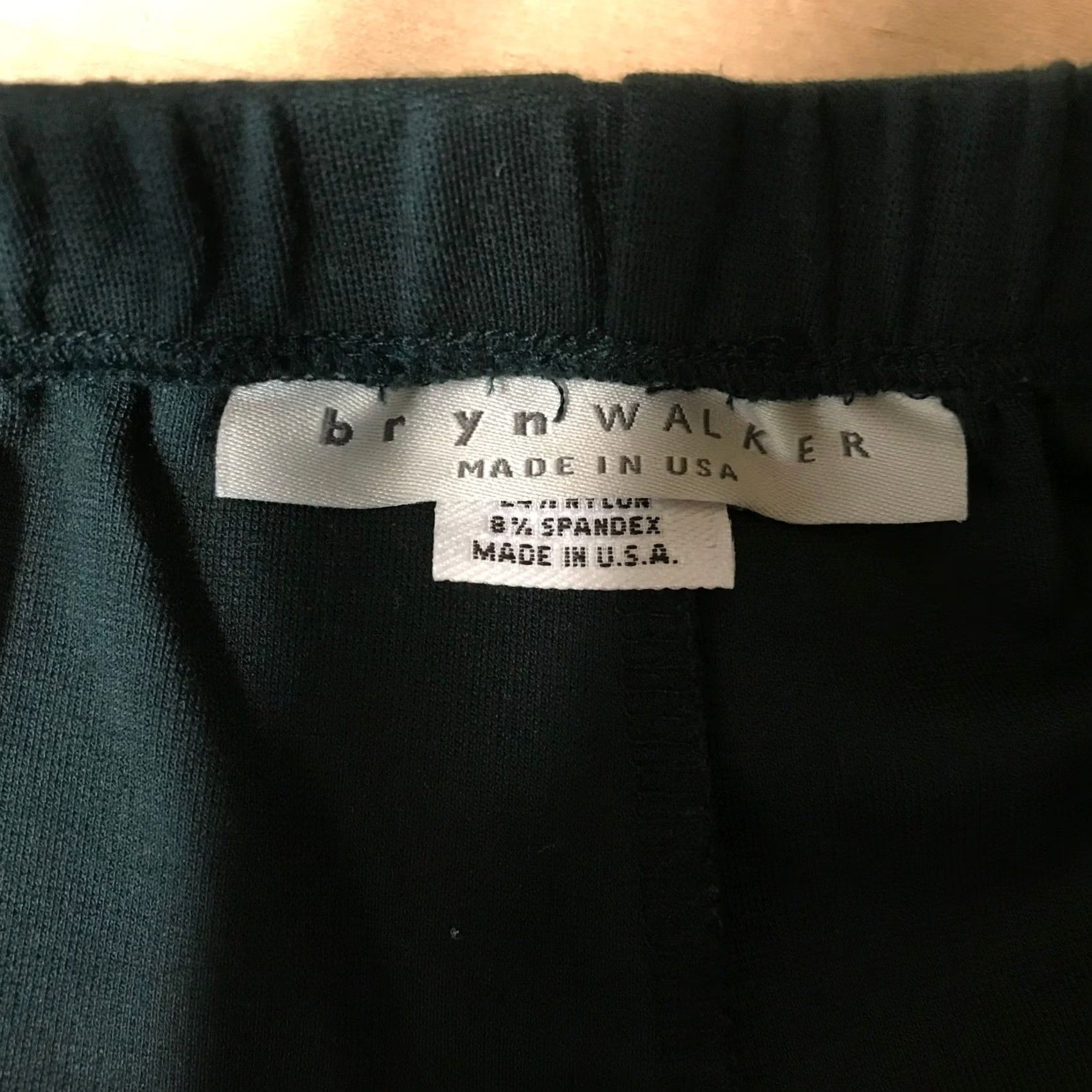 Vintage Bryn Walker Dark Green Wide Leg Pants Women's Size 40" / US 18 - 7 Thumbnail