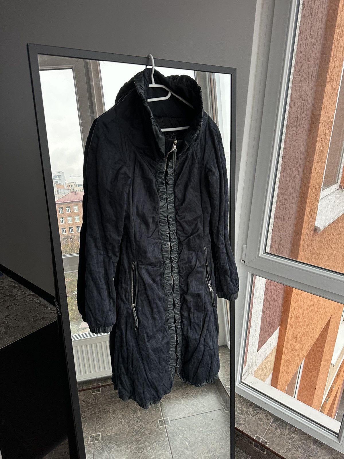 JET SET JetSet Black Woman Avant-Garde with Leather Trim & Ruching Size M / US 6-8 / IT 42-44 - 13 Thumbnail