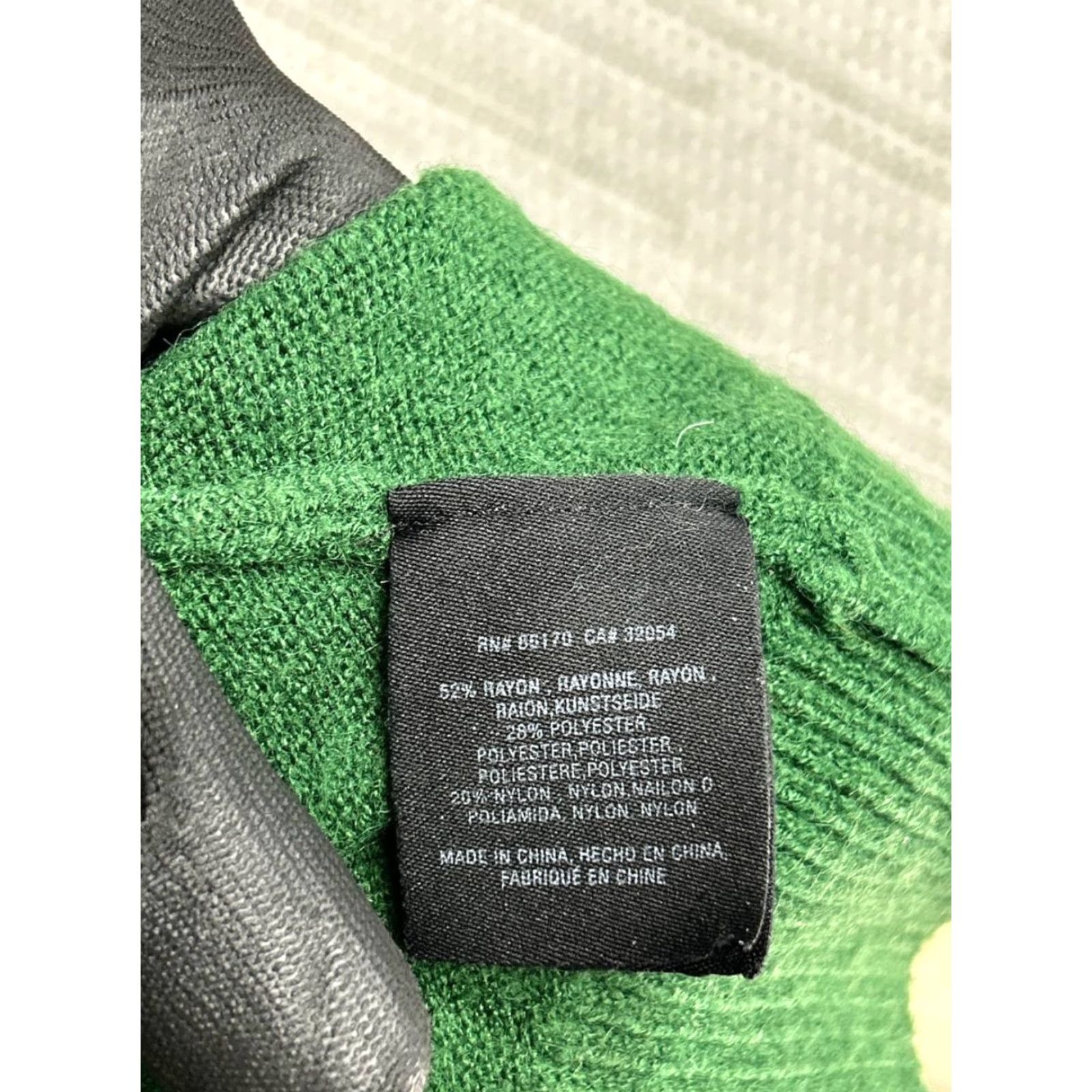 Vintage Moth Sweater Womens XS Green Knit Pullover Crew Neck Long Sleeve Regular Pullover Knit Winter Fall Spring Size XS / US 0-2 / IT 36-38 - 4 Thumbnail