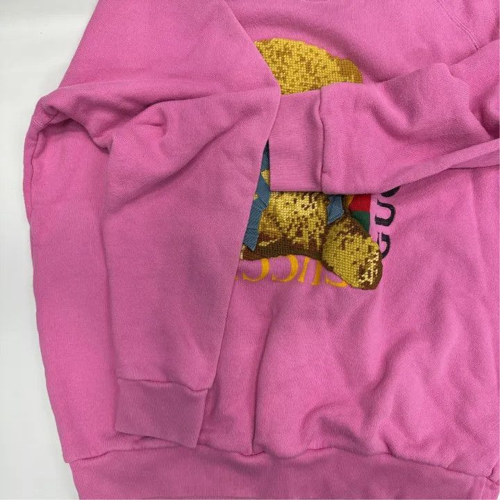 Gucci Gucci Pink Animal Print Long Sleeve Sweatshirt-2507 Size XS / US 0-2 / IT 36-38 - 6 Thumbnail
