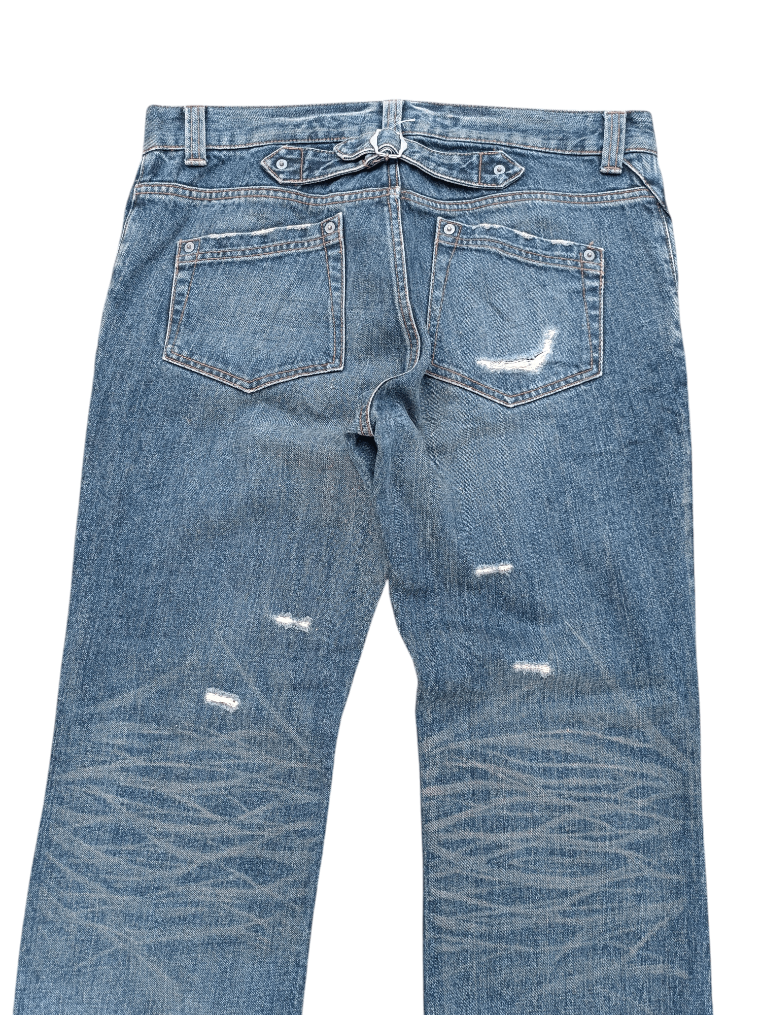 JOSEPH HOMME × Japanese Brand × Vintage CRAZY FADE JOSEPH HOMME BUCKLE BACK DENIM Size US 34 / EU 50 - 17 Thumbnail