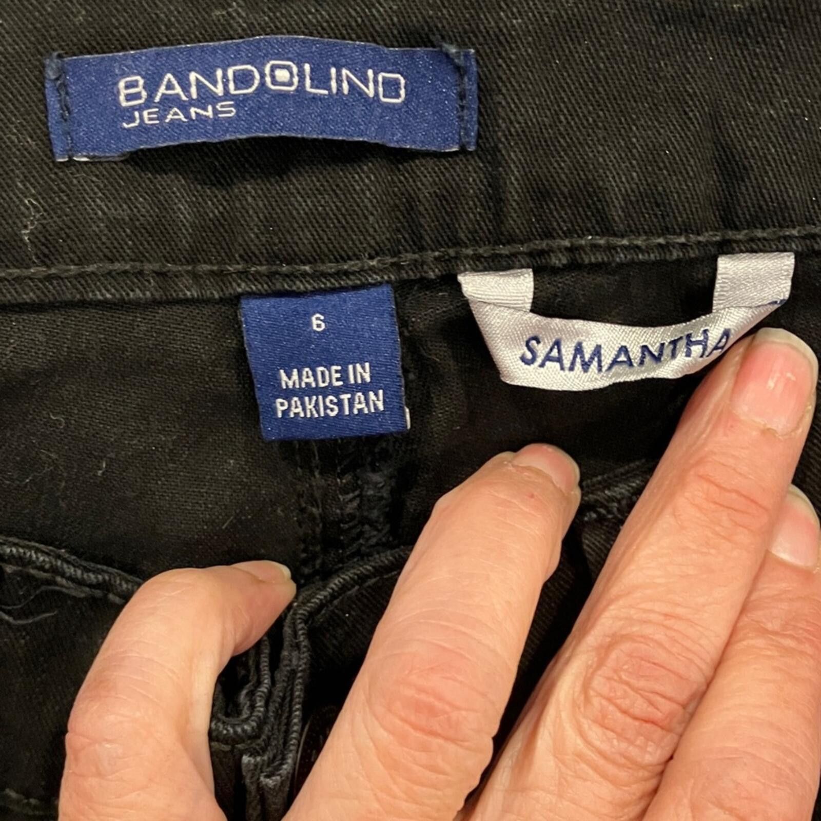 Other NWOT Bandolino Black Jeans Size 28" / US 6 / IT 42 - 2 Thumbnail