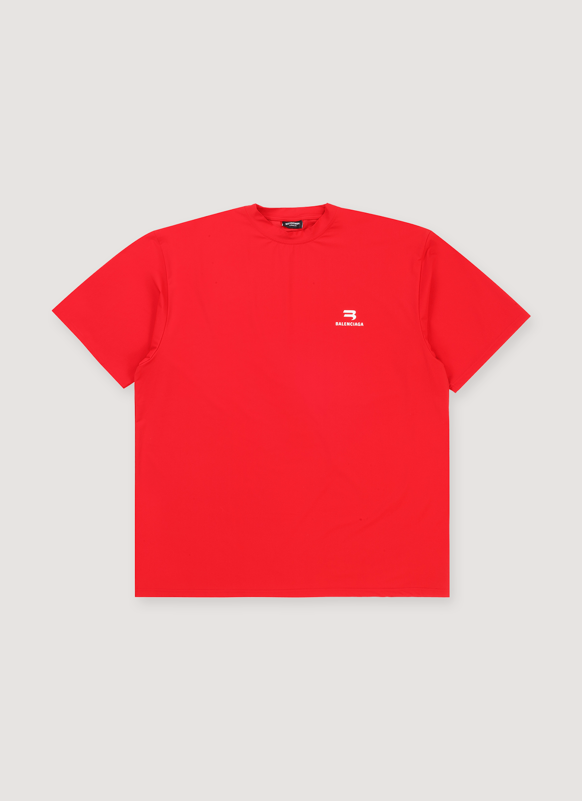 Balenciaga Swim Logo Tee Red Size US M / EU 48-50 / 2 - 1 Thumbnail