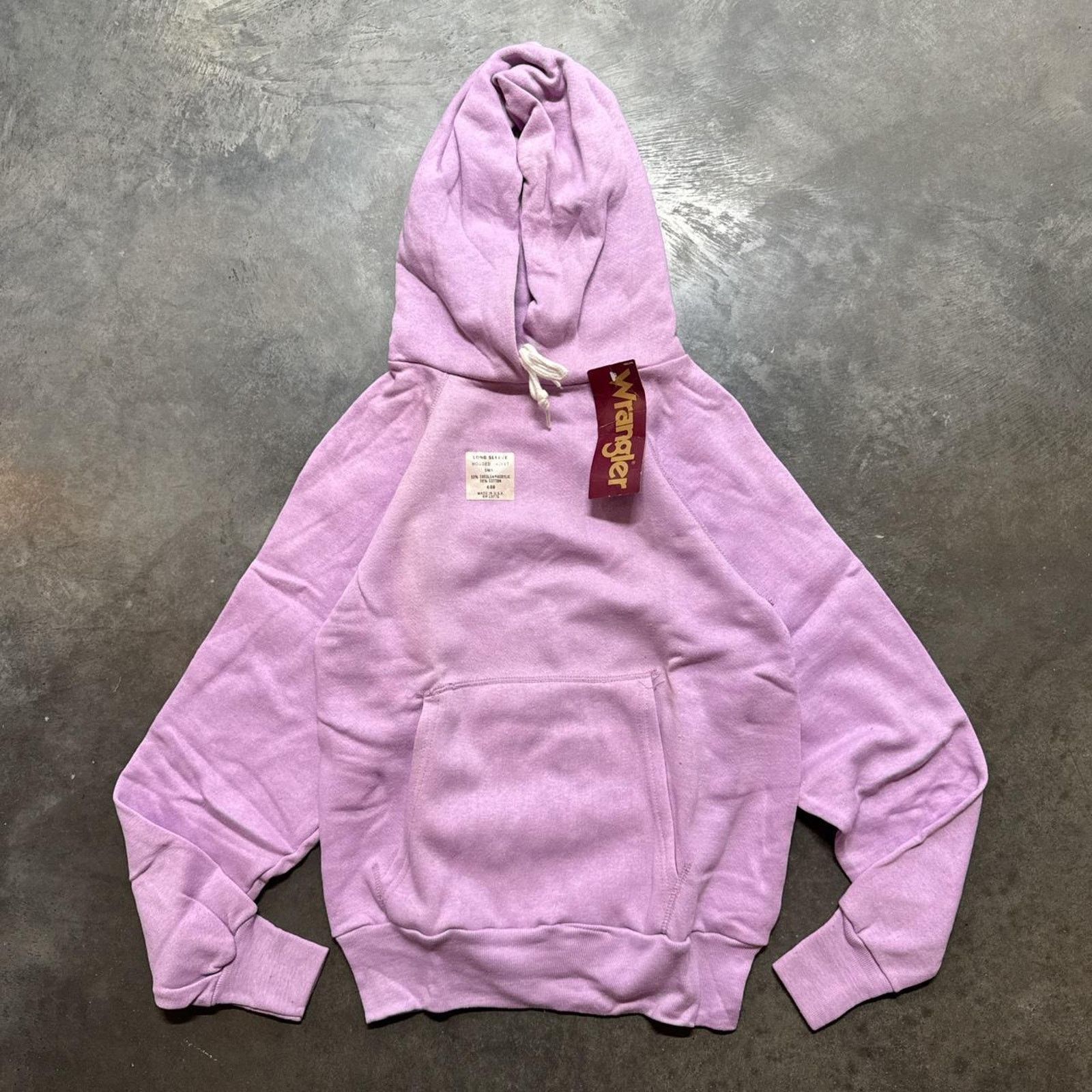 Vintage × Wrangler True Vintage 70s Wrangler 5050 NWT Deadstock Blank Hoodie Size US XS / EU 42 / 0 - 1 Thumbnail