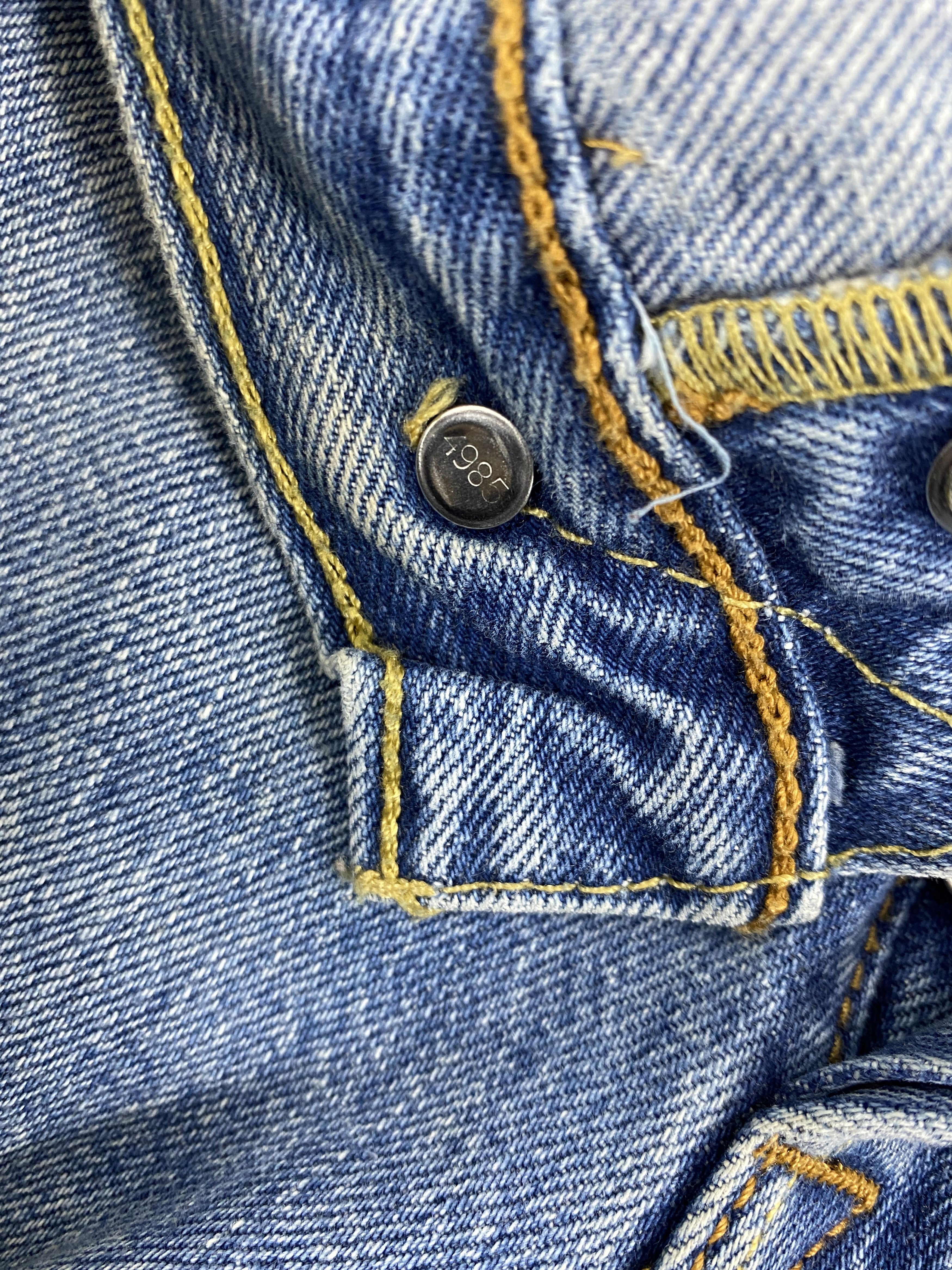 Levi's Dirty Distressed Blue Vintage Levi's 501 32x31.5 -JN2392 Size US 32 / EU 48 - 7 Thumbnail