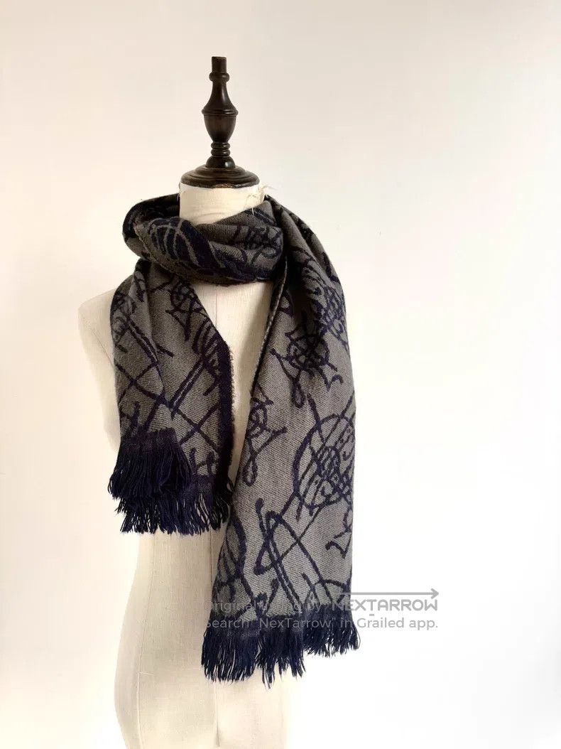 Vivienne Westwood Vivienne Westwood Vintage Indigo Gray Saturn Pattern Doubl Size ONE SIZE - 1 Thumbnail
