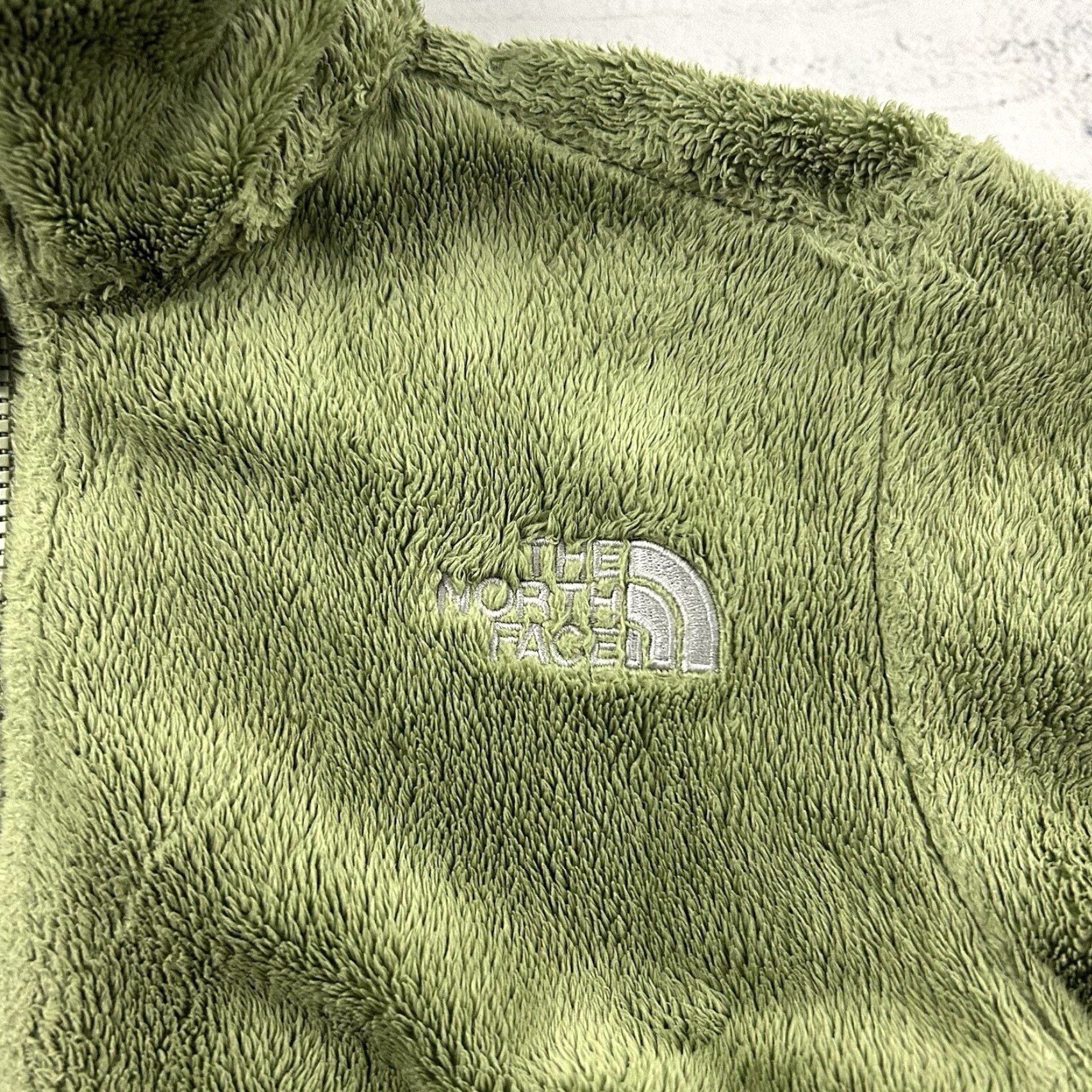 The North Face VINTAGE The North Face Full Zip High Pile Fleece Jacket Women's XS Green Size XS / US 0-2 / IT 36-38 - 2 Thumbnail