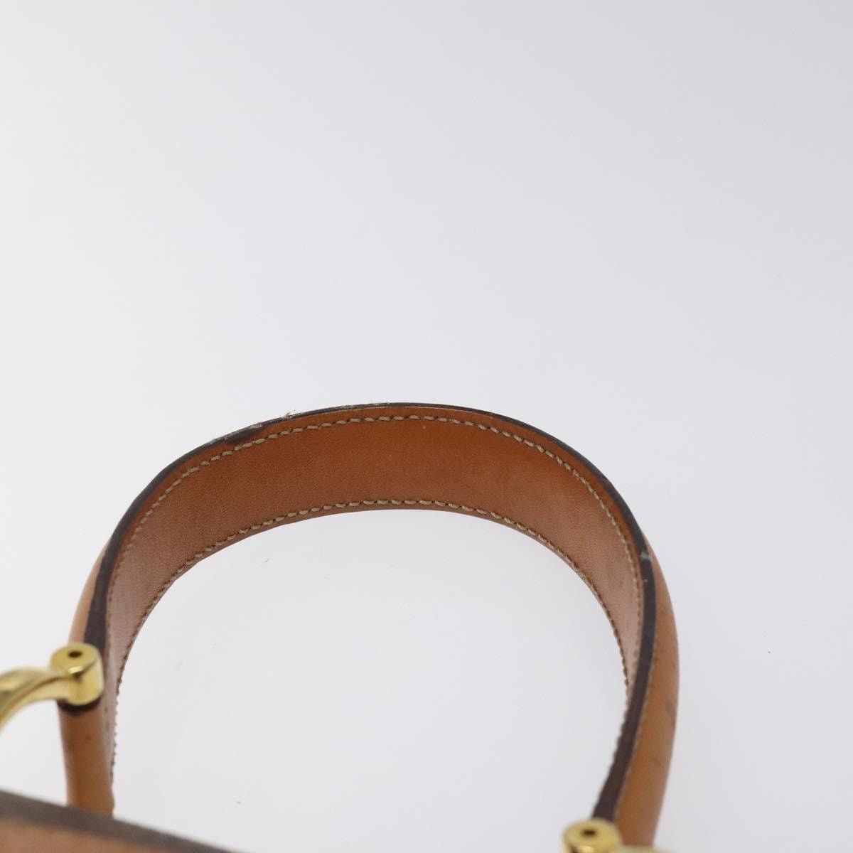 Celine CELINE Macadam Canvas Hand Bag Pvc Leather Brown Gold Size ONE SIZE - 8 Thumbnail