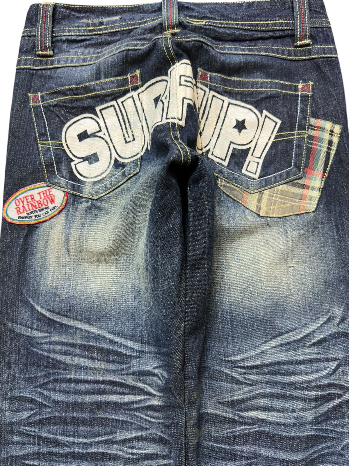Tornado Mart Vintage Japanese Brand Mudwash Wrinkles Patchwork Denim Size US 30 / EU 46 - 5 Thumbnail