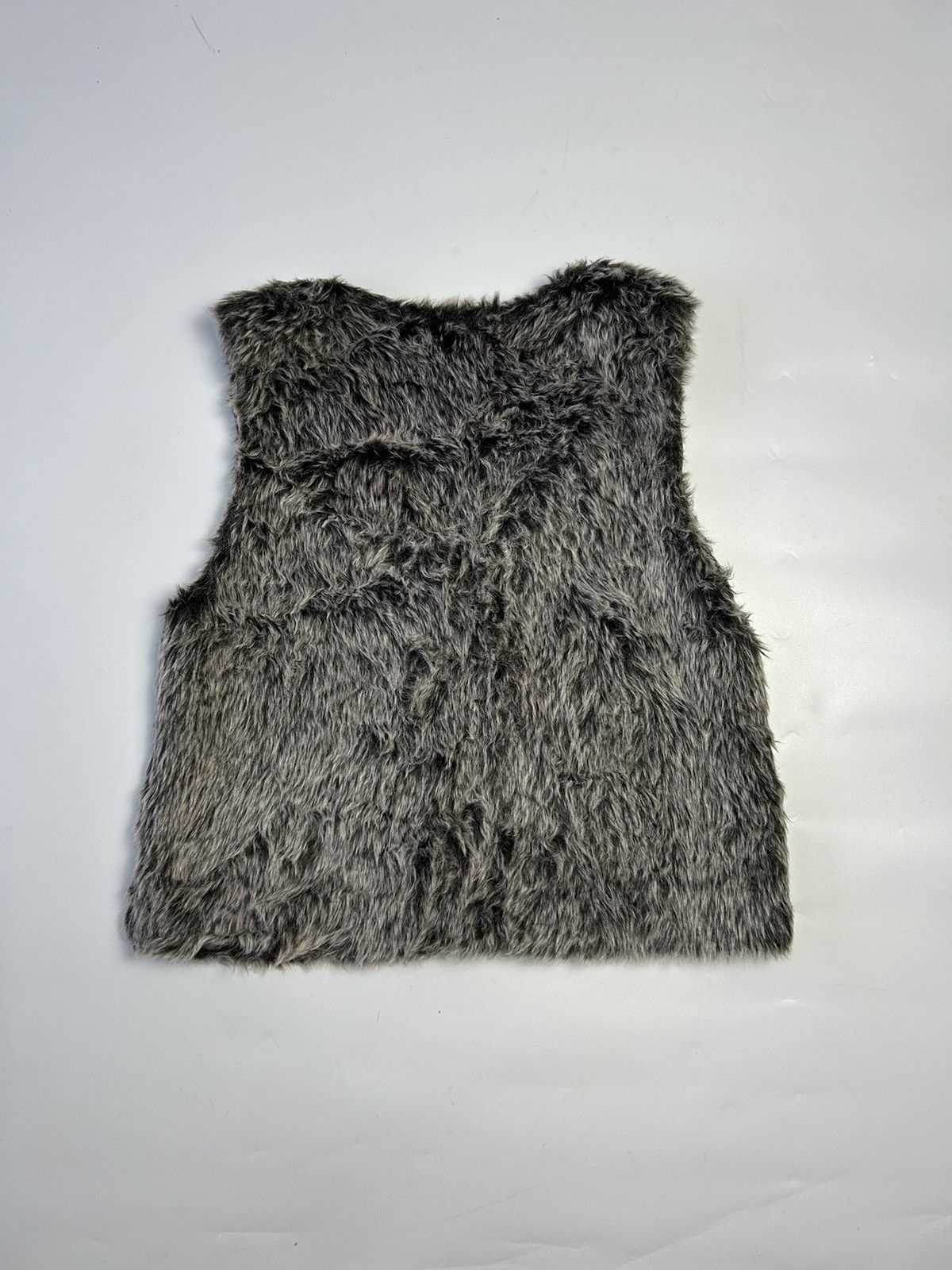 Japanese Brand LAKOLE FAUX FUR VEST Size ONE SIZE - 2 Thumbnail