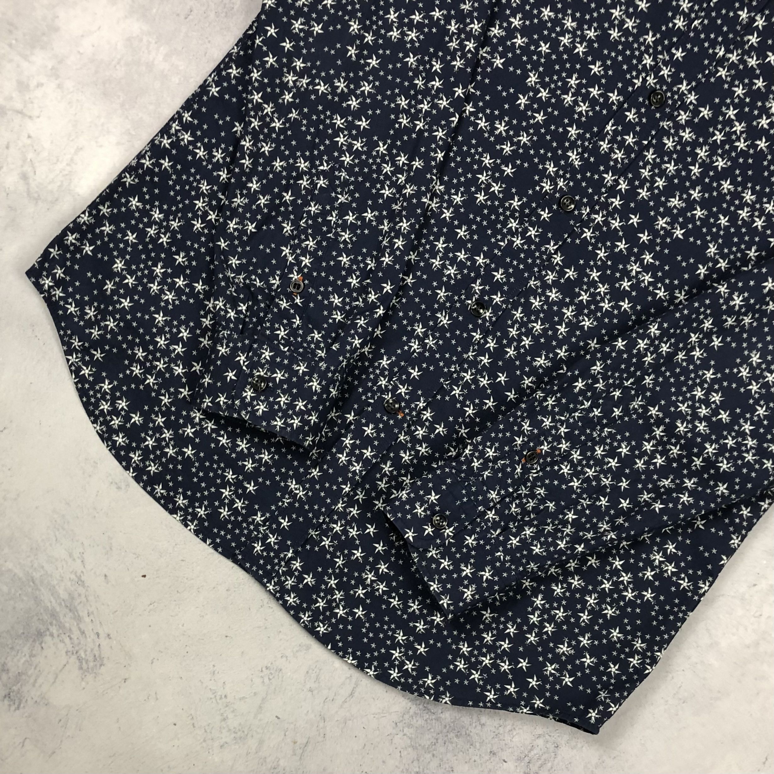 Diesel Diesel Pinwheel Star Pattern Button-up Shirt Size US XL / EU 56 / 4 - 7 Thumbnail