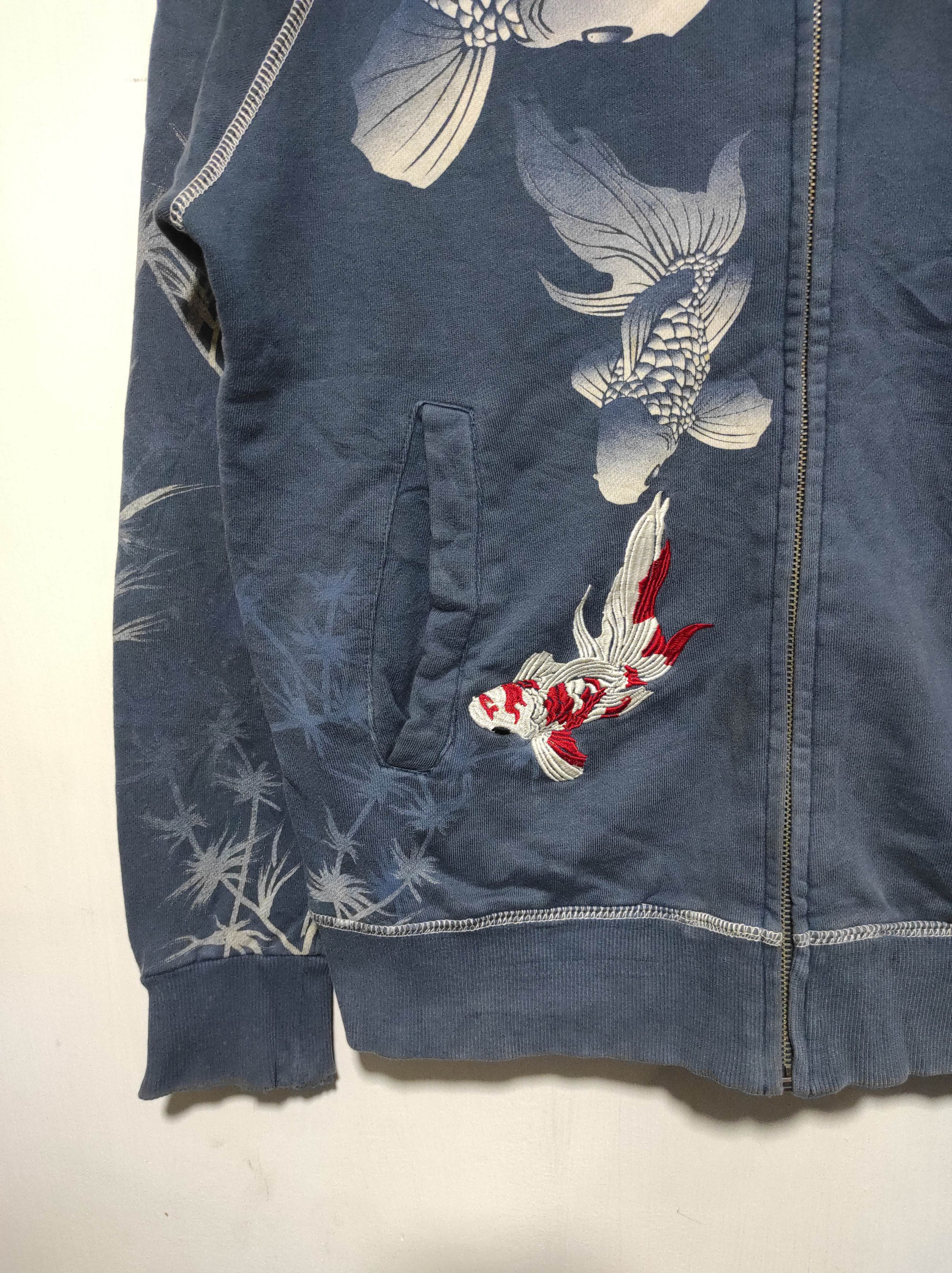 Japanese Brand Koi Sukajan zip fur hoodie ifsix LGB style Size US M / EU 48-50 / 2 - 5 Thumbnail