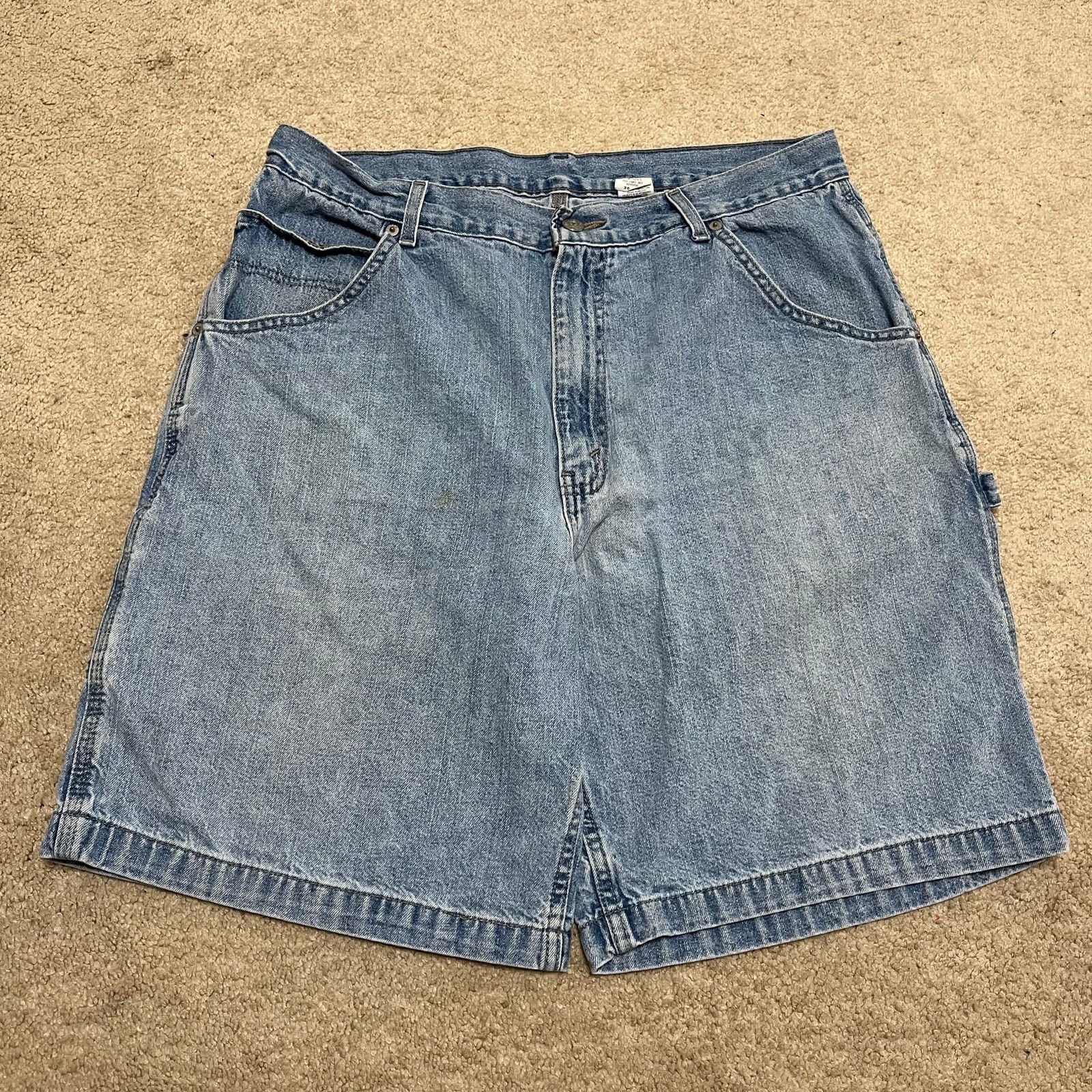 Faded Glory Faded Glory Denim Light Wash Workwear Utility Jorts 32W Size US 32 / EU 48 - 1 Thumbnail