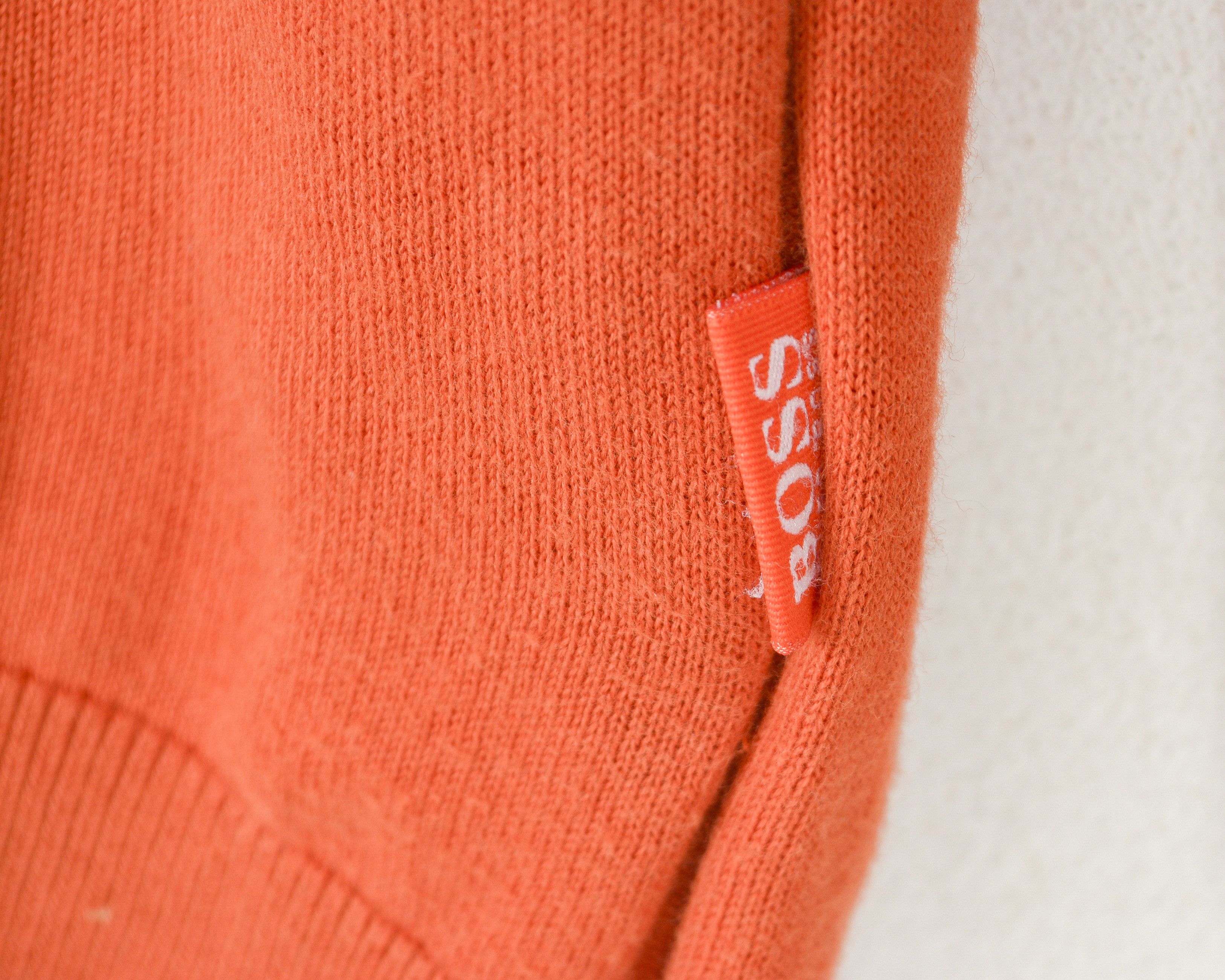 Hugo × Hugo Boss Orange Label Cotton Sweater Sweatshirt V Neck Pullover Size US M / EU 48-50 / 2 - 3 Thumbnail