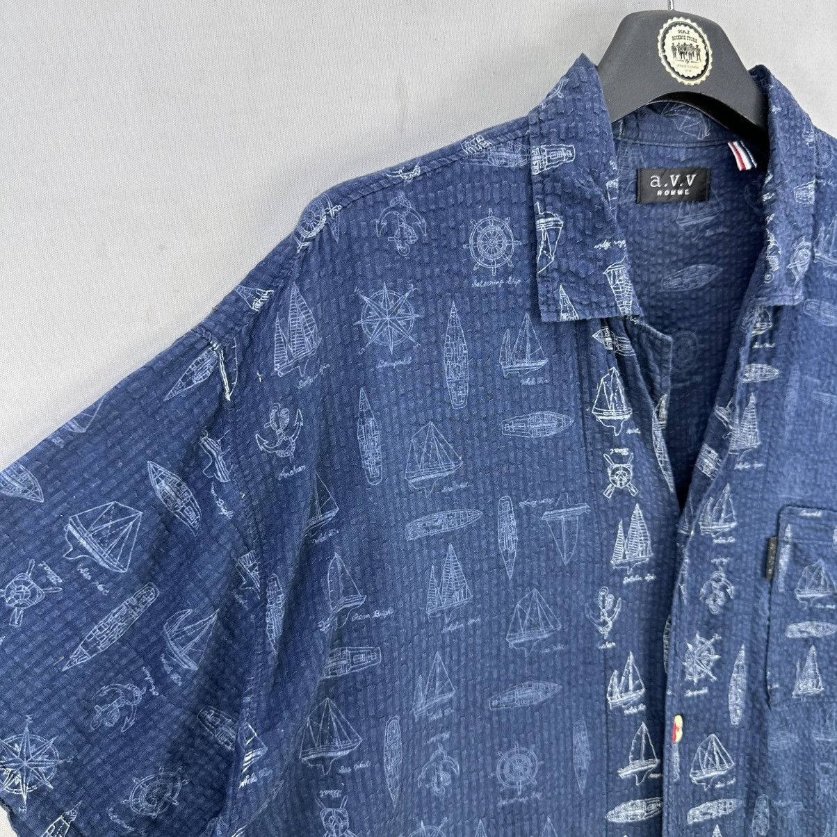 Japanese Brand AVV Homme Rayon Hawaiian Shirt Size US L / EU 52-54 / 3 - 2 Thumbnail