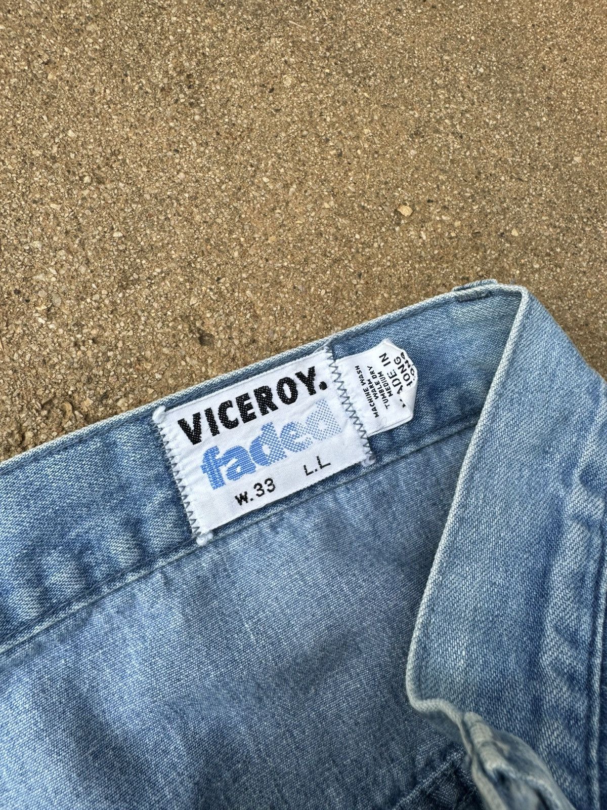 Vintage Vtg 70’s Viceroy Faded Bellbottom Flare Hippie Pants 31x29 Size 31" - 6 Thumbnail