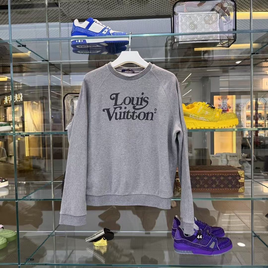 Louis Vuitton Louis Vuitton x Nigo Squared Logo Sweatshirt Size US L / EU 52-54 / 3 - 1 Thumbnail