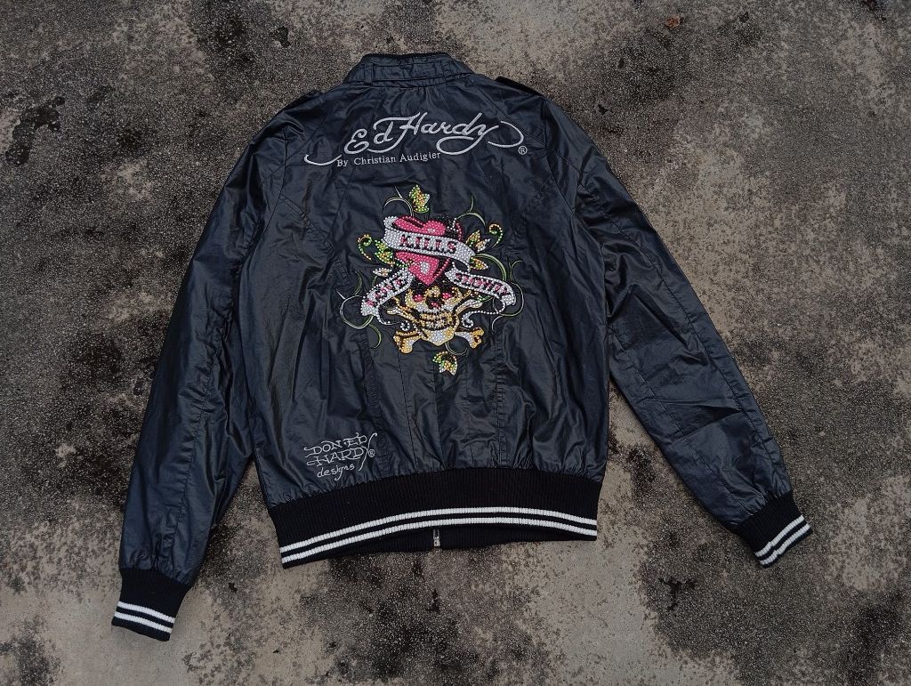 Ed Hardy Ed Hardy 💀 Rhinestone Jacket For Women 💕 Size XS / US 0-2 / IT 36-38 - 5 Thumbnail