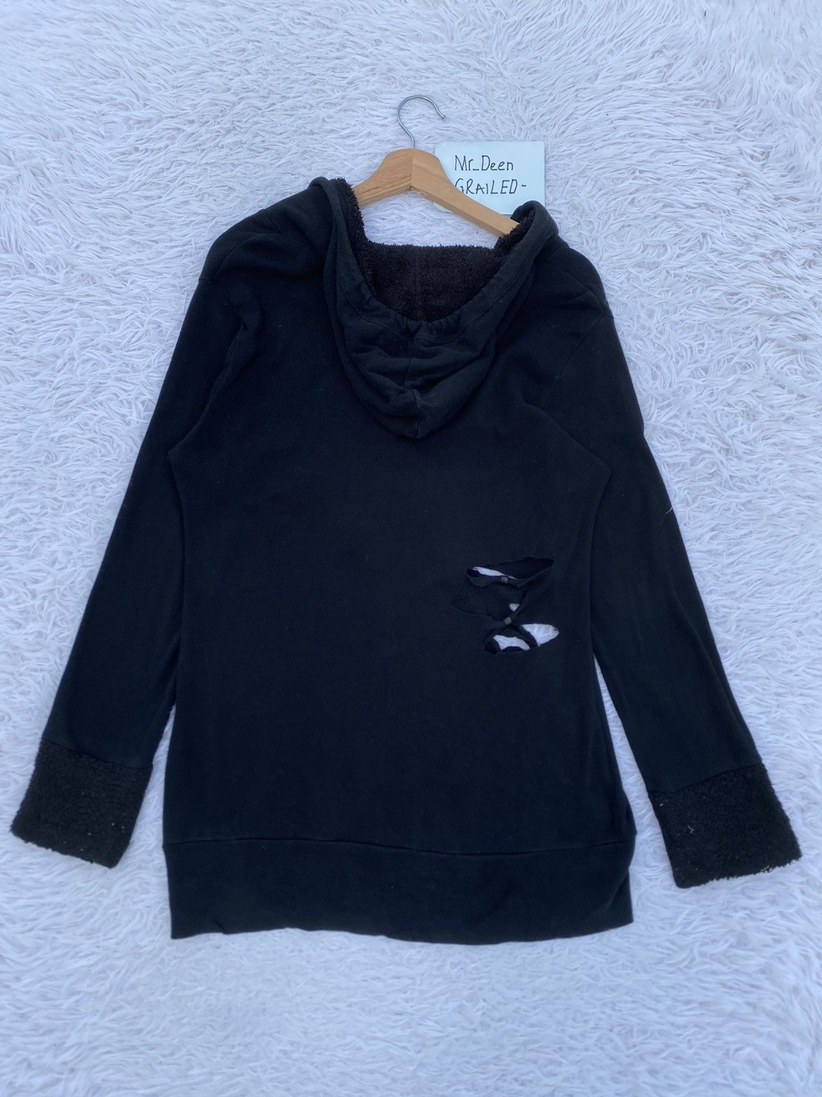 Japanese Brand Rare Vintage Japanese Brand Punk Design Hoodie Size L / US 10 / IT 46 - 15 Thumbnail