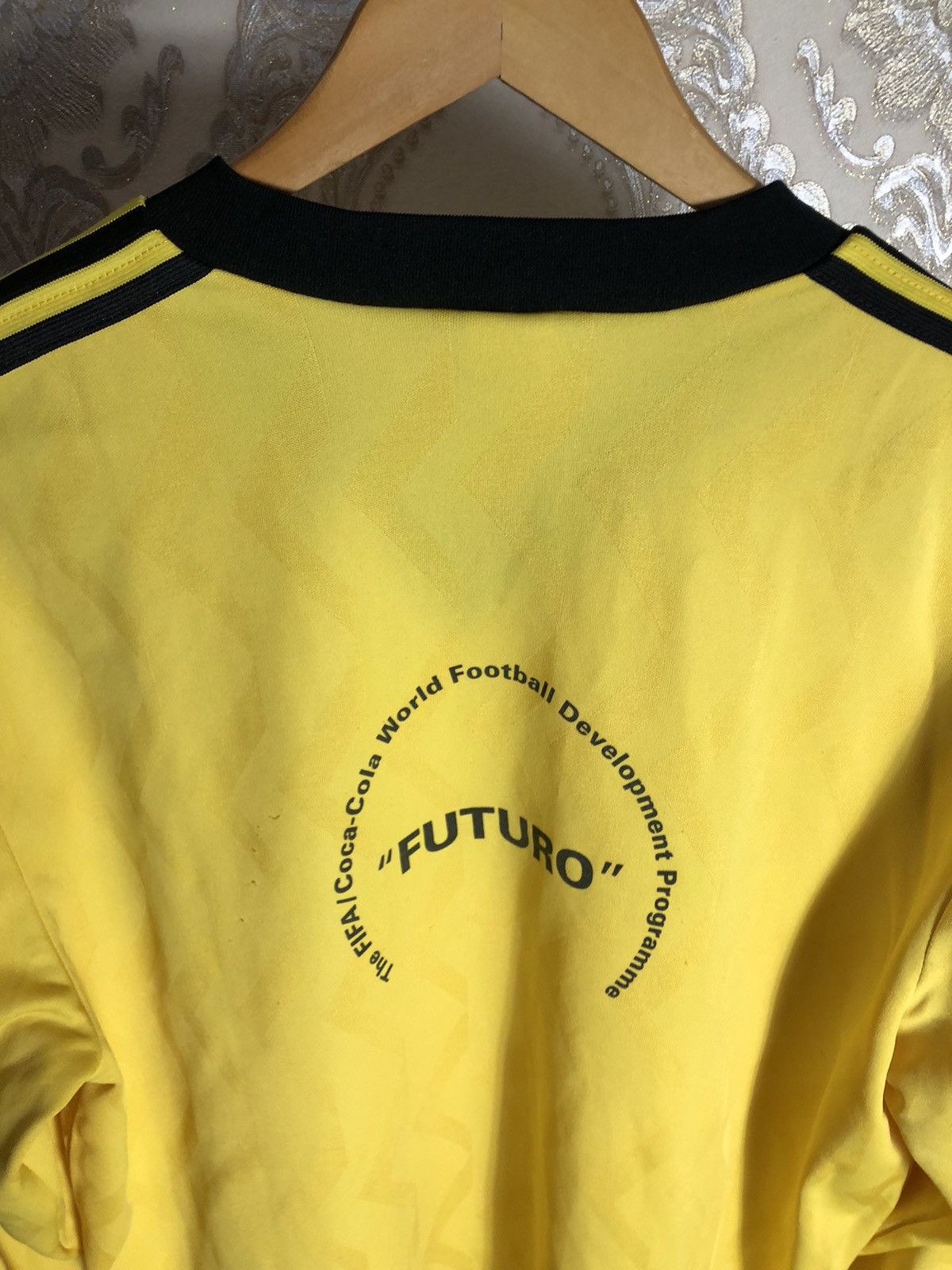 Vintage VERY RARE ADIDAS WEST IN GERMANY RETRO SOCCER JERSEY 90s Y2K Size US XL / EU 56 / 4 - 7 Thumbnail