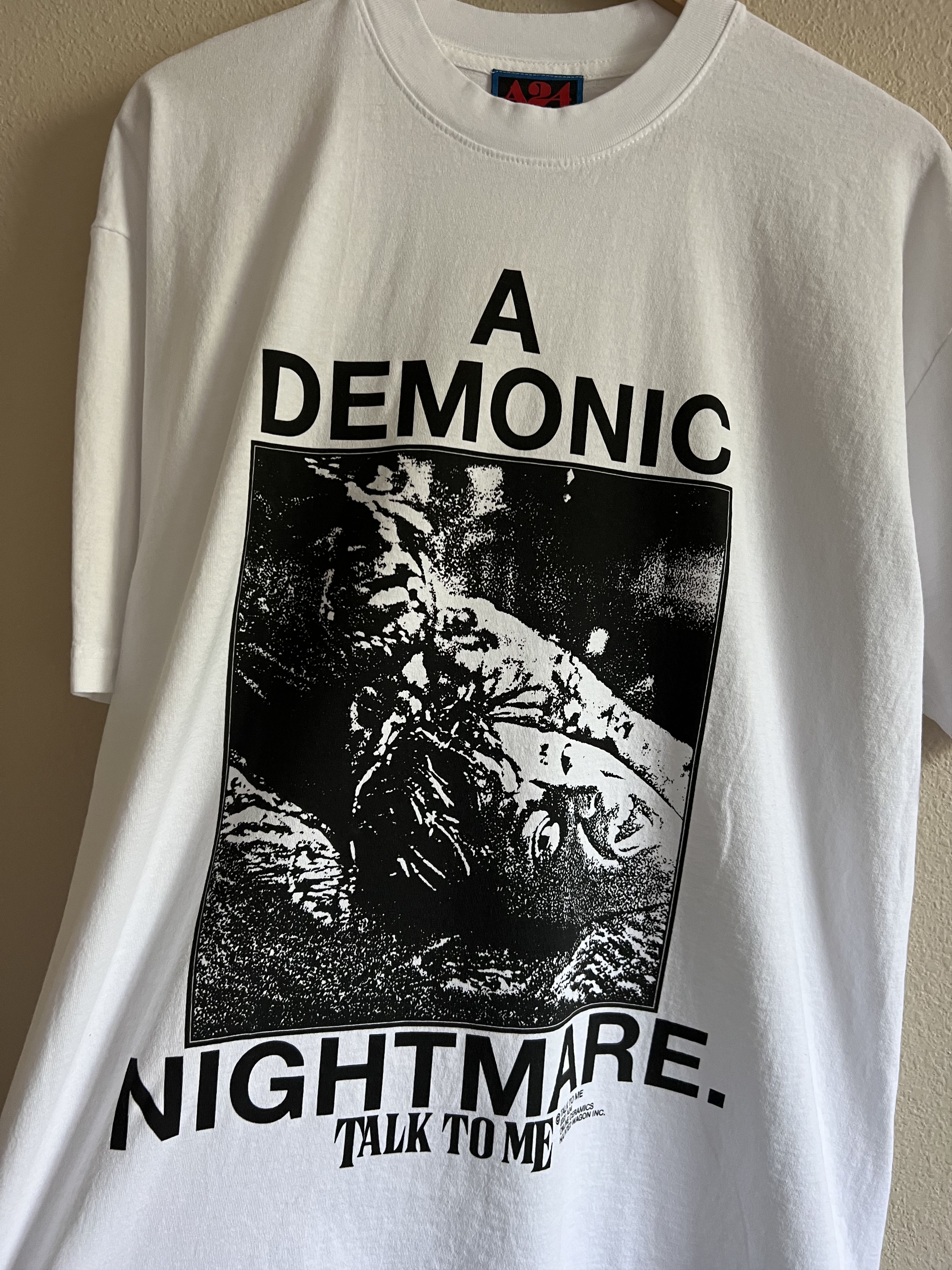 Online Ceramics A24 Talk to Me Demonic Nightmare Tee