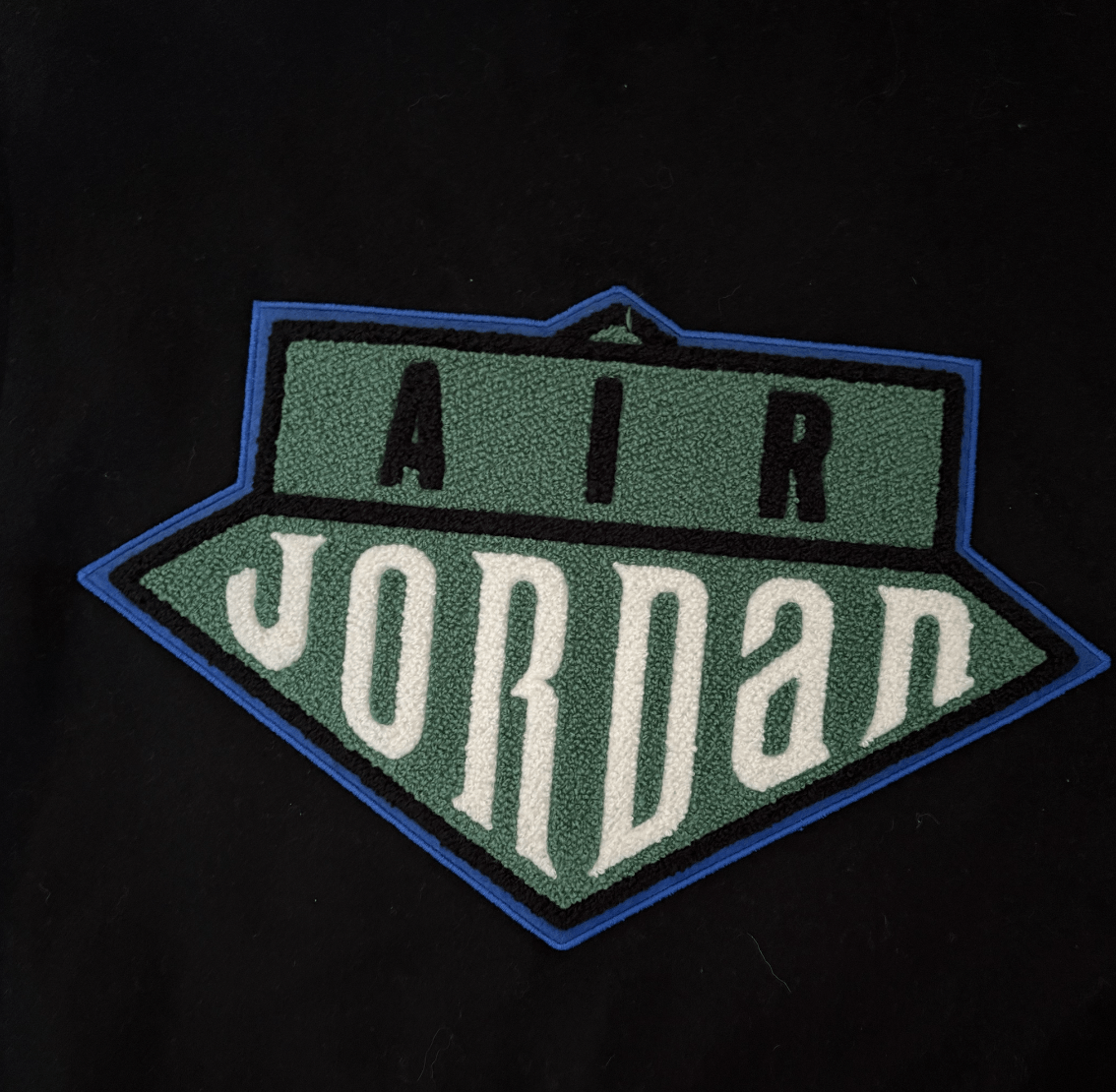 Jordan Brand Jordan x Aleali May Varsity Jacket XSmall Black Green Blue Size XS / US 0-2 / IT 36-38 - 6 Thumbnail