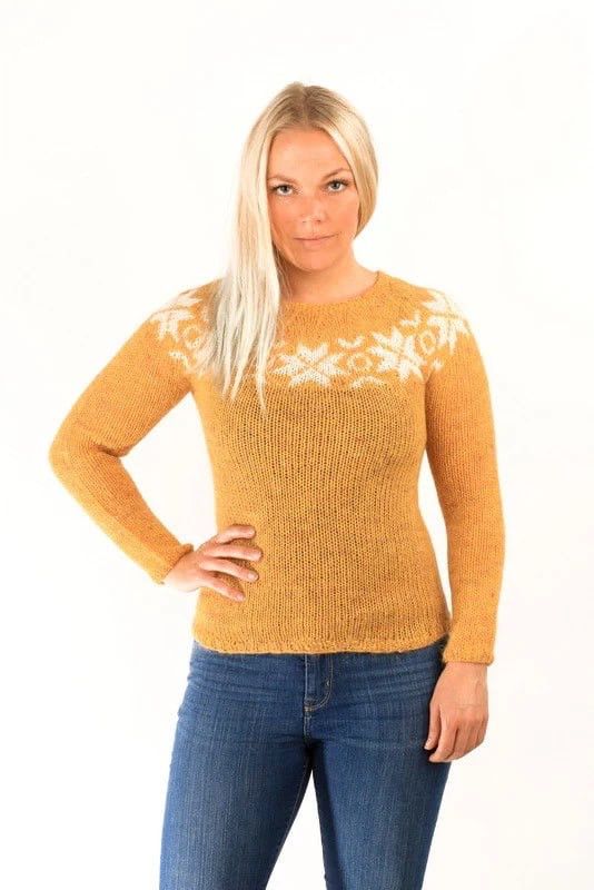 Dale Of Norway Nordic Store reykjavík iceland Hand Knitted Wool Sweater Size L / US 10 / IT 46 - 2 Thumbnail