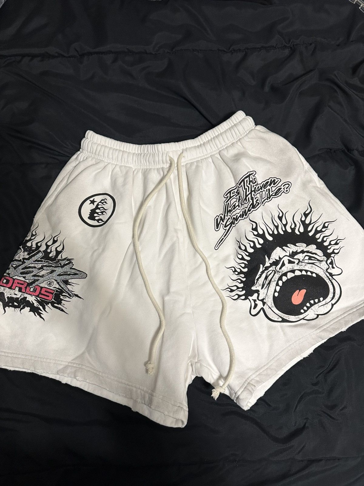 HELLSTAR Hellstar Glitter Records Shorts | Grailed