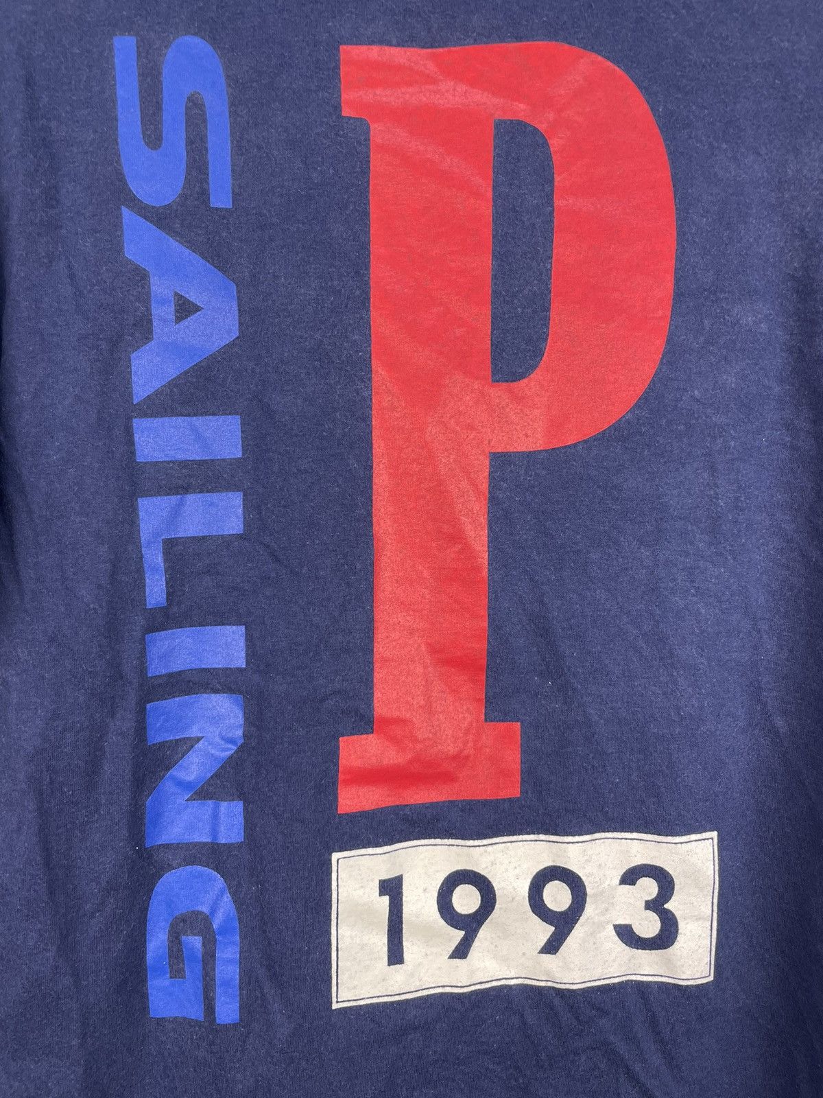 Polo Ralph Lauren Vintage 90s Polo Ralph Lauren Sailing 1993 pocket tee Size US M / EU 48-50 / 2 - 5 Thumbnail