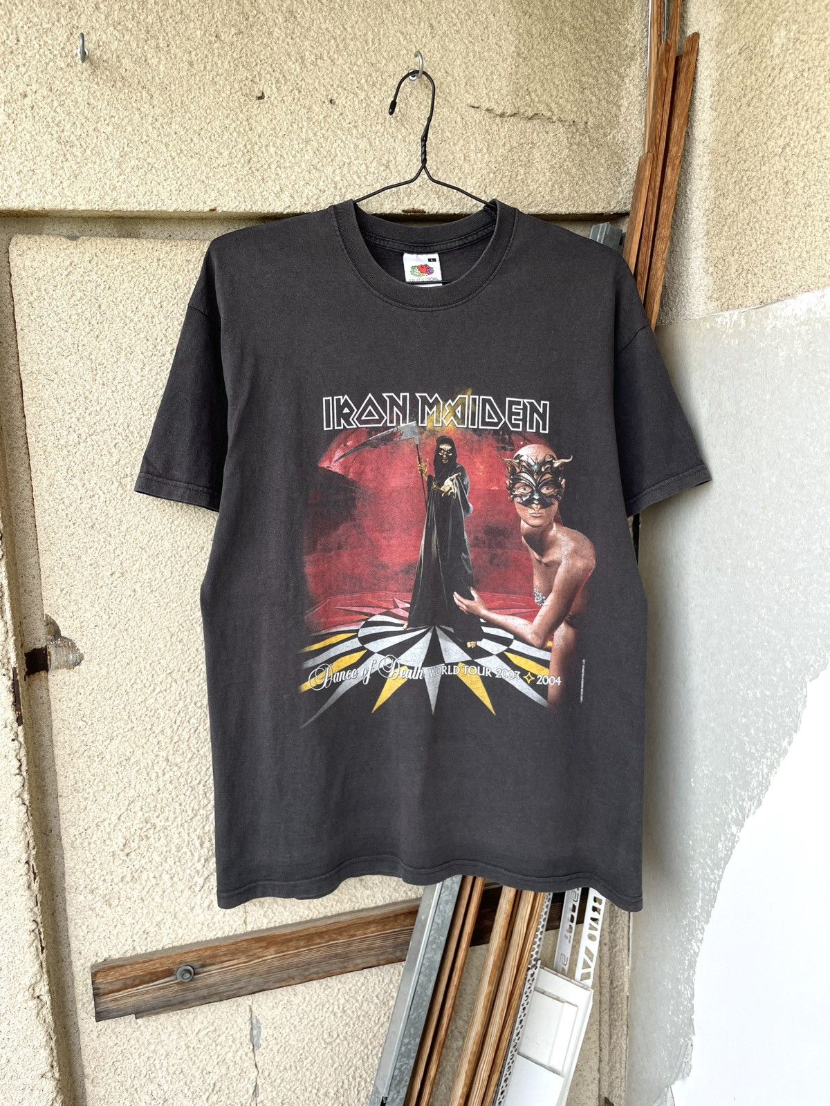 Band Tees Vintage 2003 Iron Maiden Dance Of Death World Tour T-Shirt Size US L / EU 52-54 / 3 - 1 Thumbnail