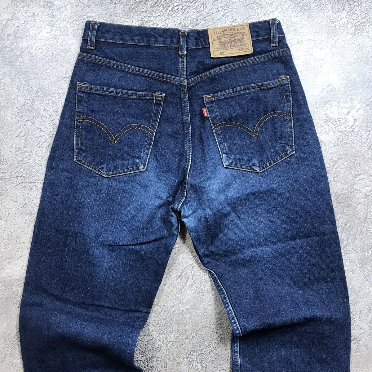 Vintage Vintage 90s Levis Baggy Wide Leg Jeans Grunge Skate Logo 30 Size US 30 / EU 46 - 5 Thumbnail