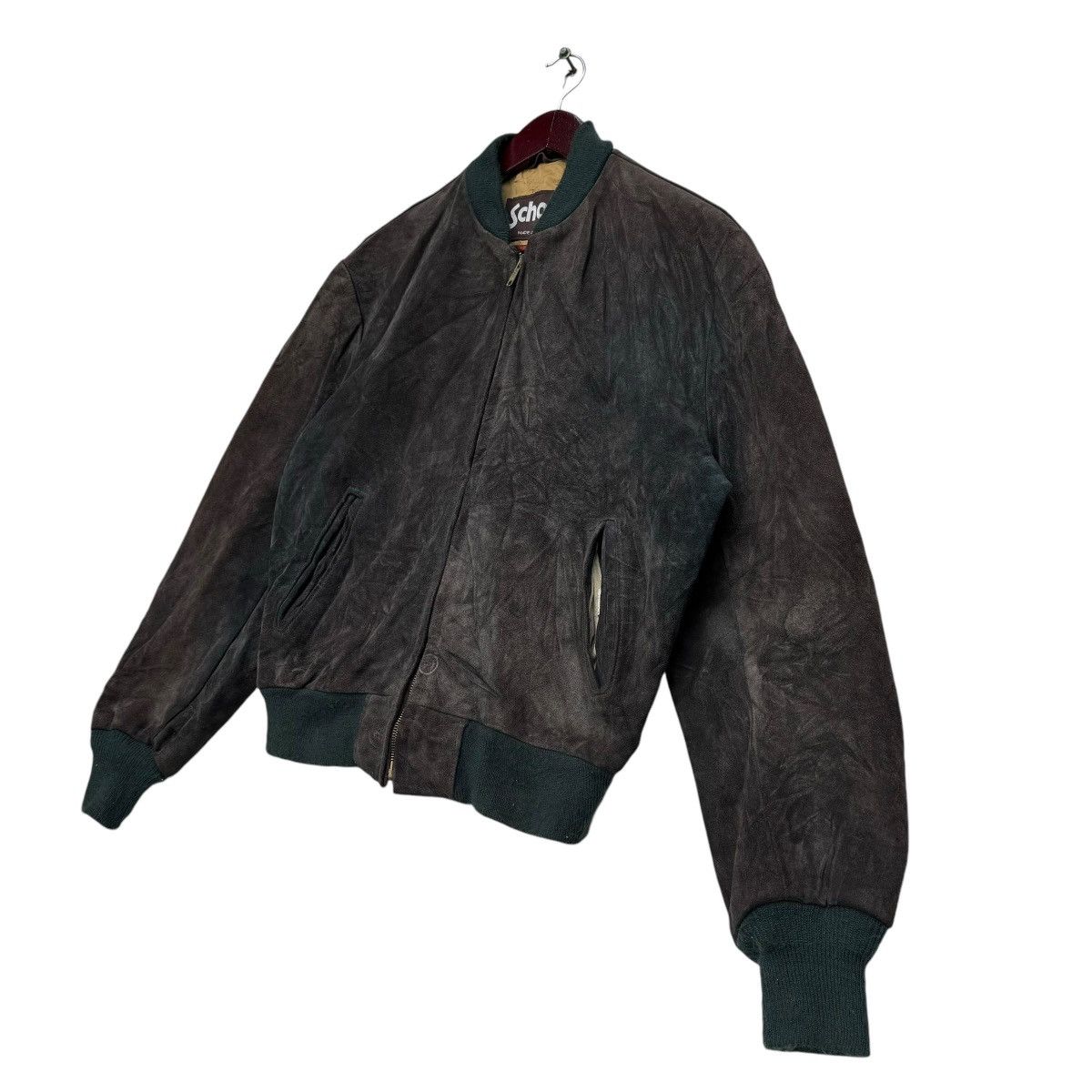 Schott Vintage Shcott Suede Leather Jacket Size US S / EU 44-46 / 1 - 3 Thumbnail