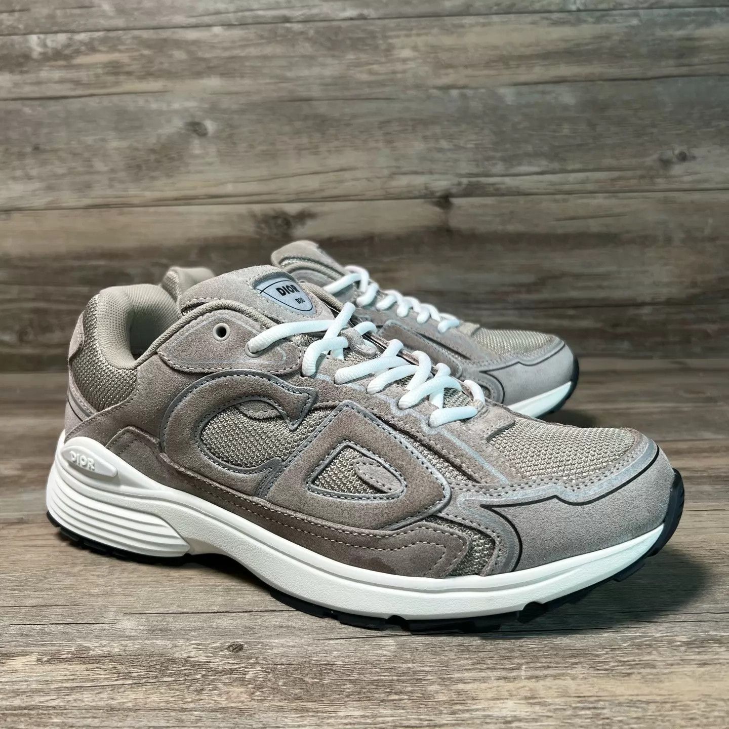 Dior Dior B30 25 New Sneakers Gray/White 41 98 New Size US 8 / EU 41 - 2 Thumbnail