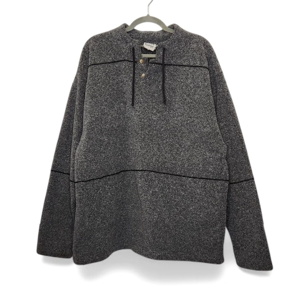 Vintage VINTAGE 90s Hip Hop Fleece Sweatshirt Button Diport XL Gray Streetwear Size US XL / EU 56 / 4 - 2 Thumbnail