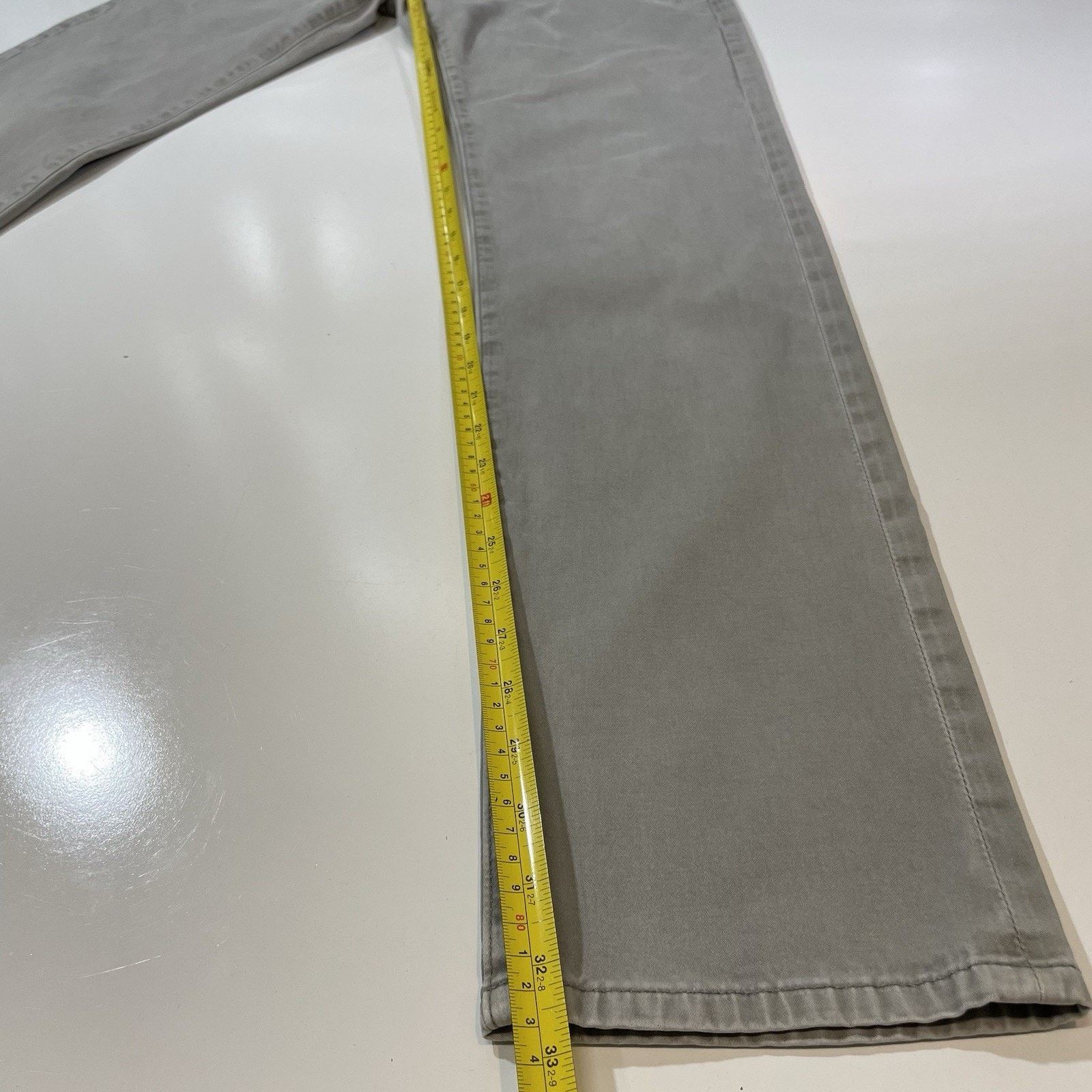 AG Adriano Goldschmied AG Jeans Men’s Pants Gray Jeans Relaxed Straight Leg 30x34 Size US 30 / EU 46 - 3 Thumbnail