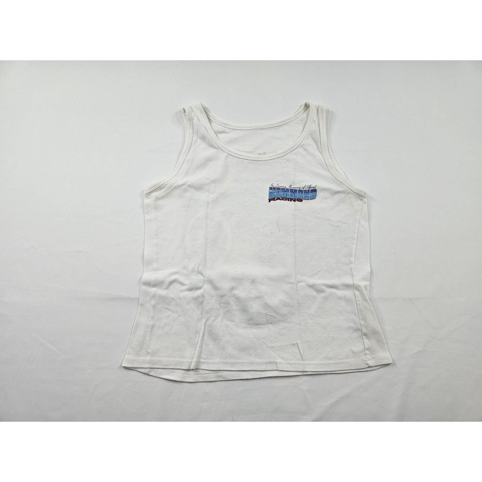Other 90s April Hammond Racing Tank Top, Double-Sided Graphic Sz L Size L / US 10 / IT 46 - 2 Thumbnail