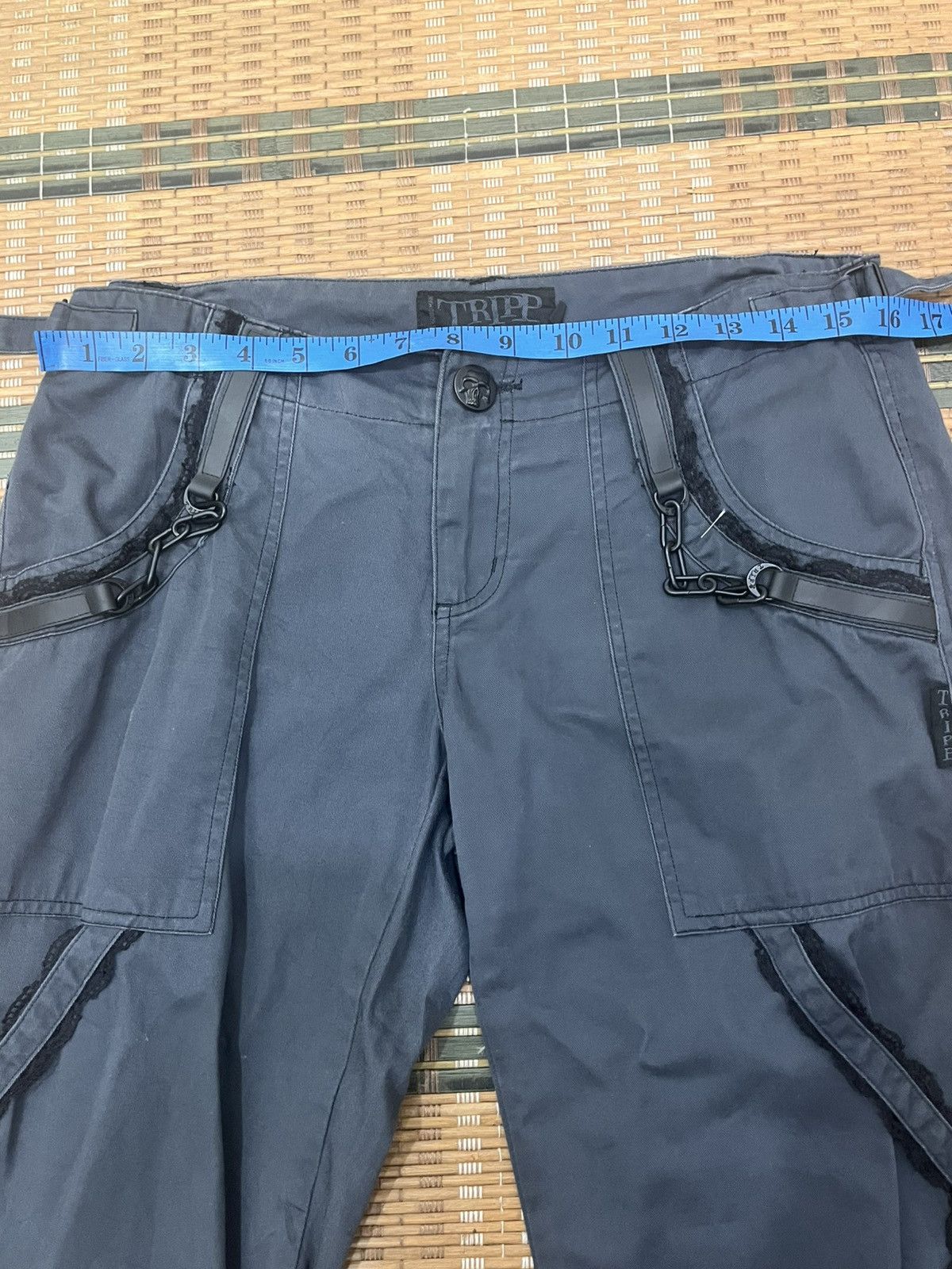 Tripp NYC TRIPP NYC BONDAGE LACES FLARE PANTS Size 32" / US 10 / IT 46 - 13 Thumbnail