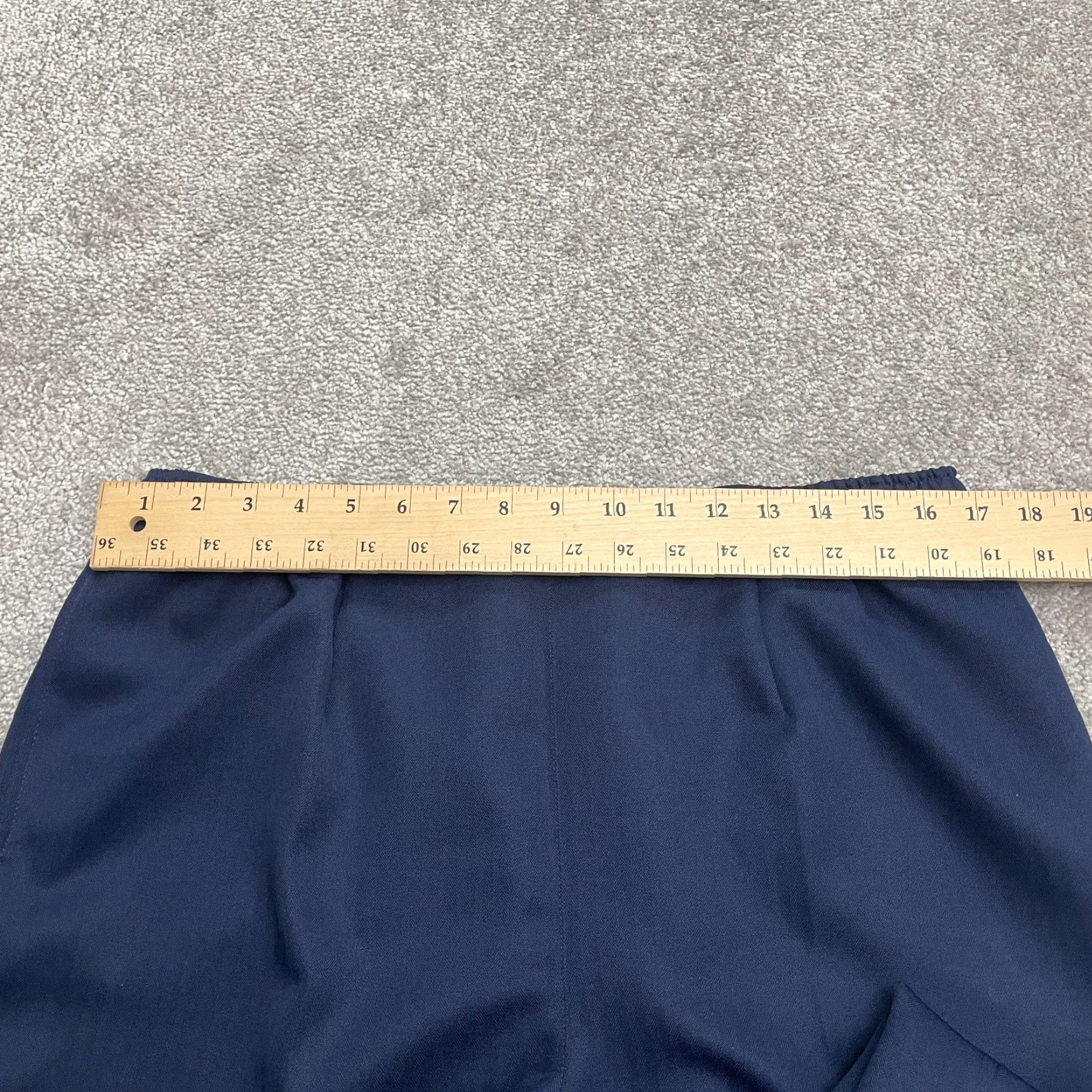 Vintage VINTAGE Draper's & Damon's Dress Pants Womens 16 Blue Pull On Elastic 90's Y2K Size 38" / US 16 / IT 52 - 7 Thumbnail