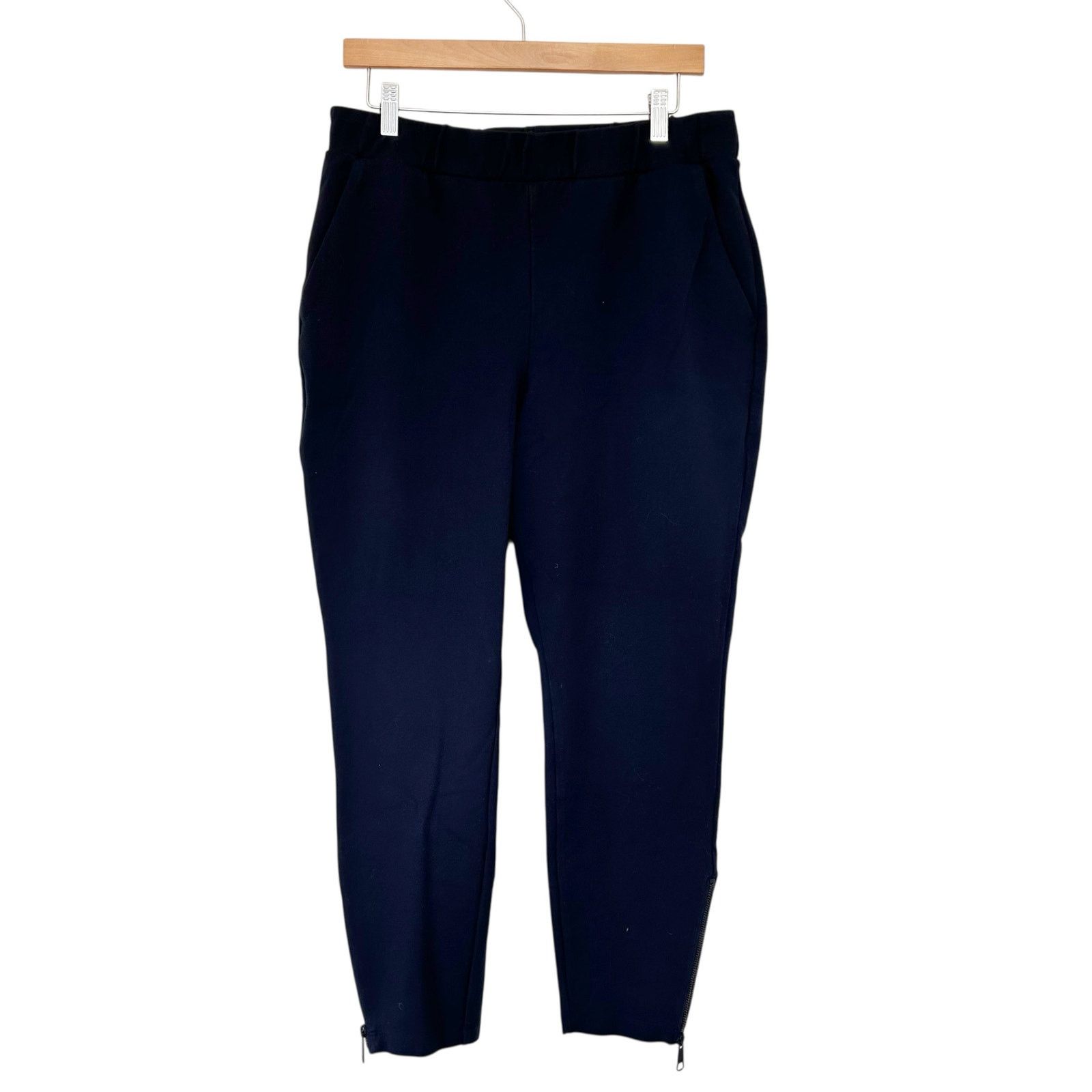 Other Universal Standard Navy Blue Pull On Pants Zipper Hem Sz S Size 27" / US 4 / IT 40 - 1 Thumbnail
