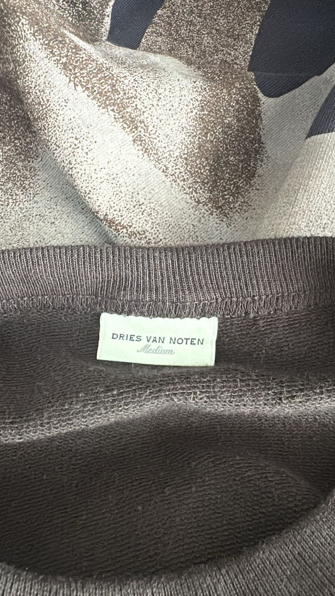Dries Van Noten Dries Van Noten Hax Screen Printed Sweatshirt Medium Size US M / EU 48-50 / 2 - 7 Thumbnail