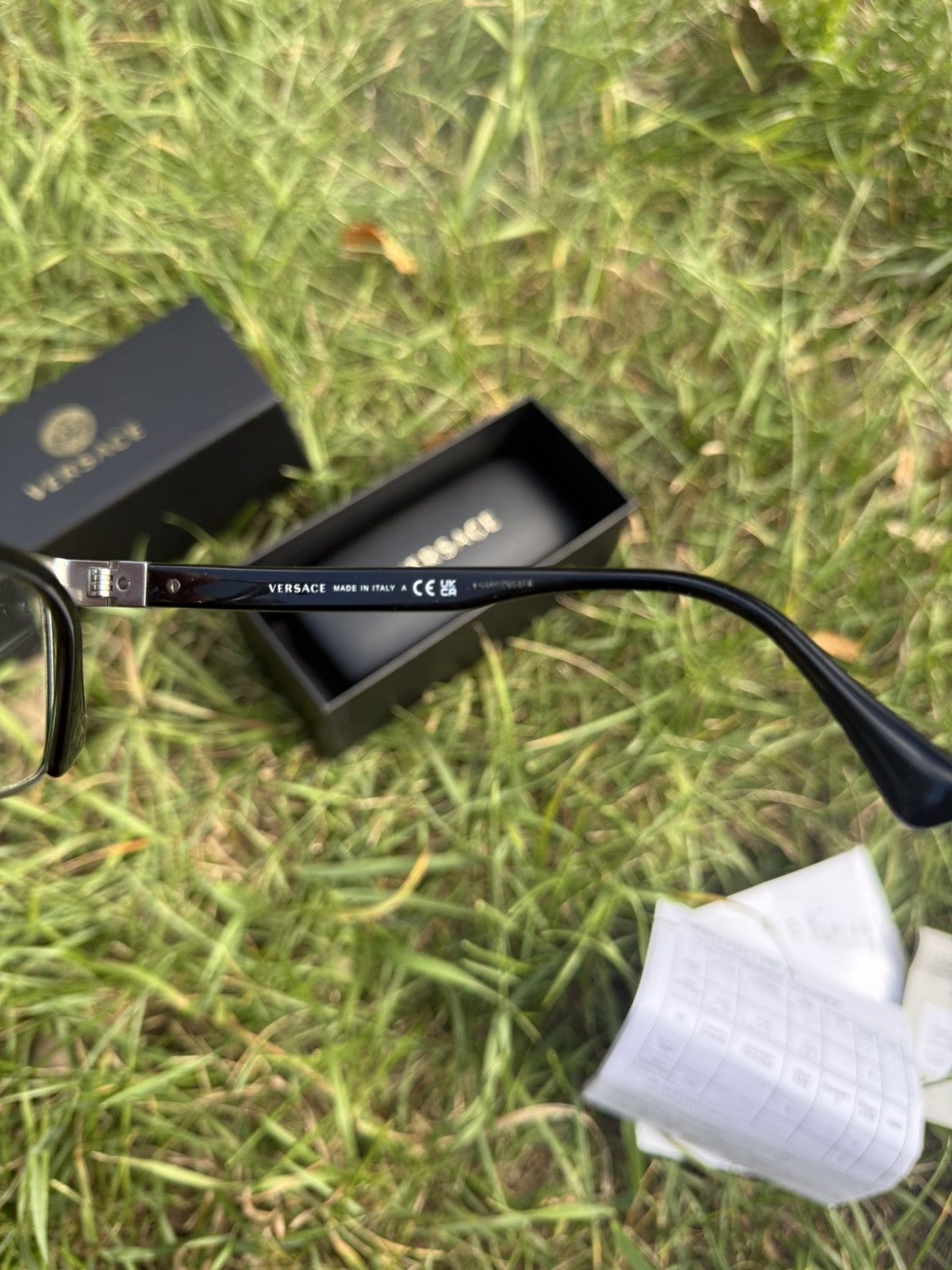 Versace new VERSACE eyeglasses black frame Size ONE SIZE - 9 Thumbnail
