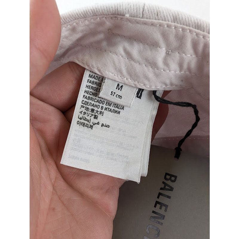 Balenciaga o1rshd1 Size: M / Gaffer Cap / Hat in Chalk Size ONE SIZE - 7 Thumbnail